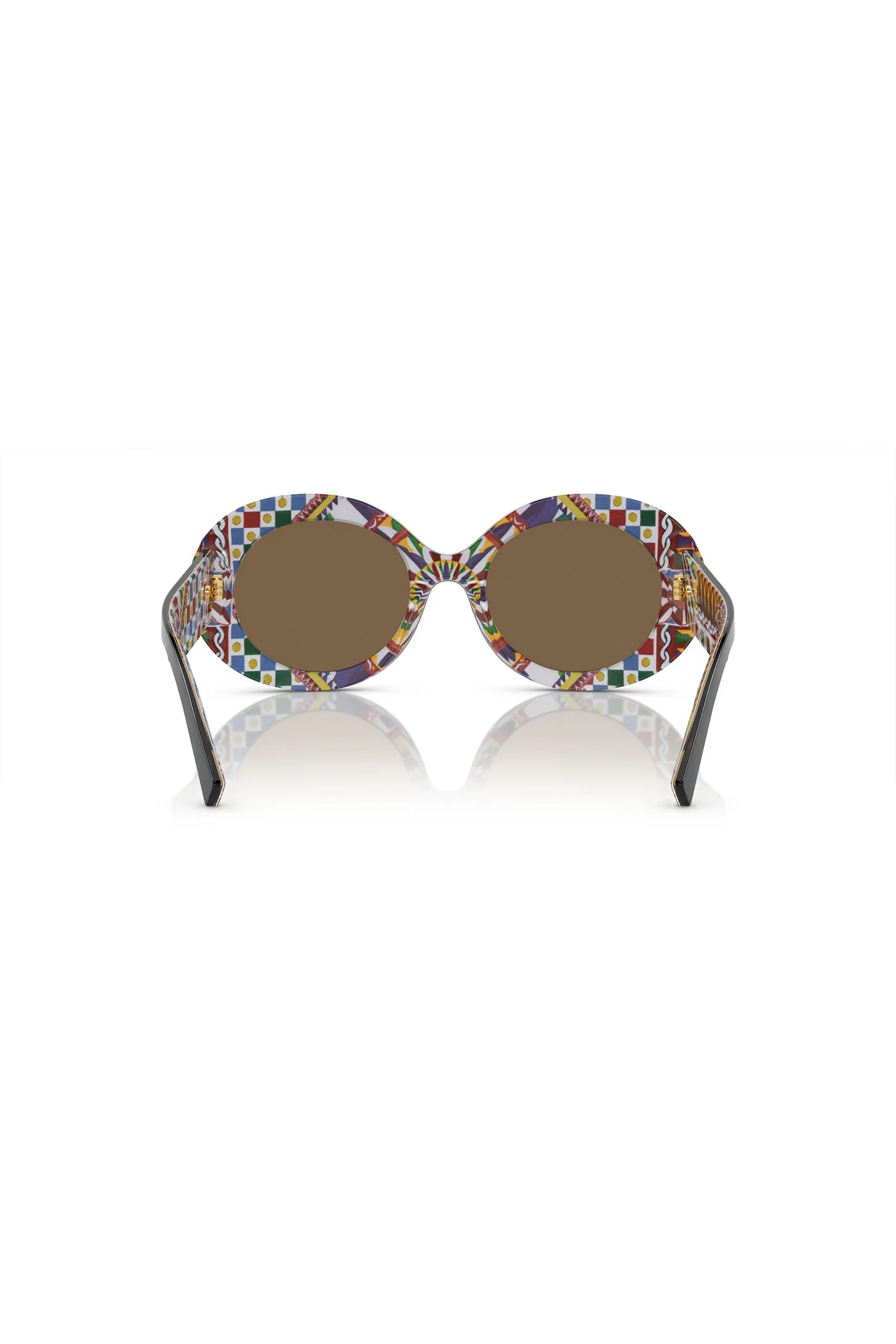 Oval Frame Sunglasses - Tortoise Shell - Image 2