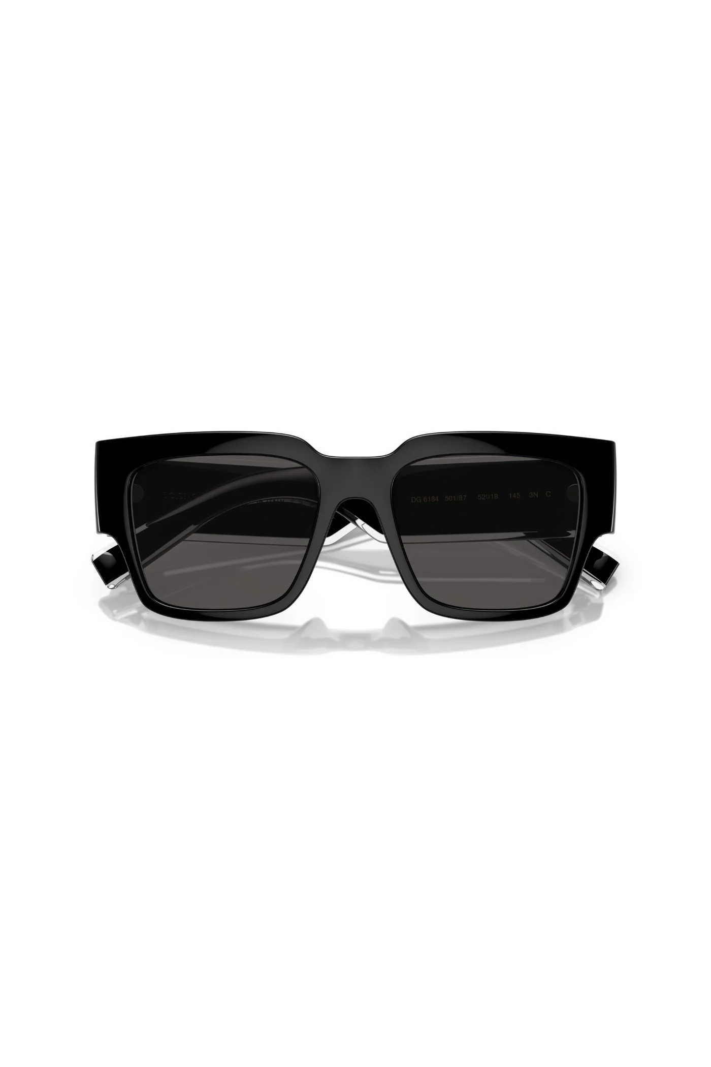 Dolce & Gabbana Side Logo Sunglasses - Black - Image 5