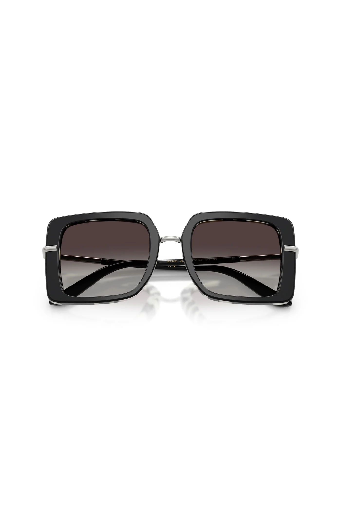 Square Frame Zebra Sunglasses - Black - Image 5