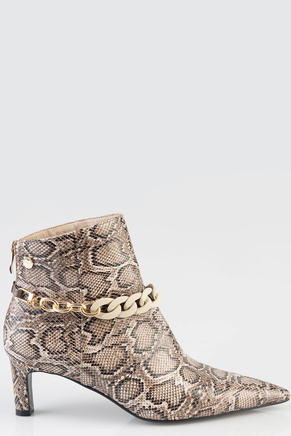 Dolly Chain Ankle Boot - Natural - Image 2