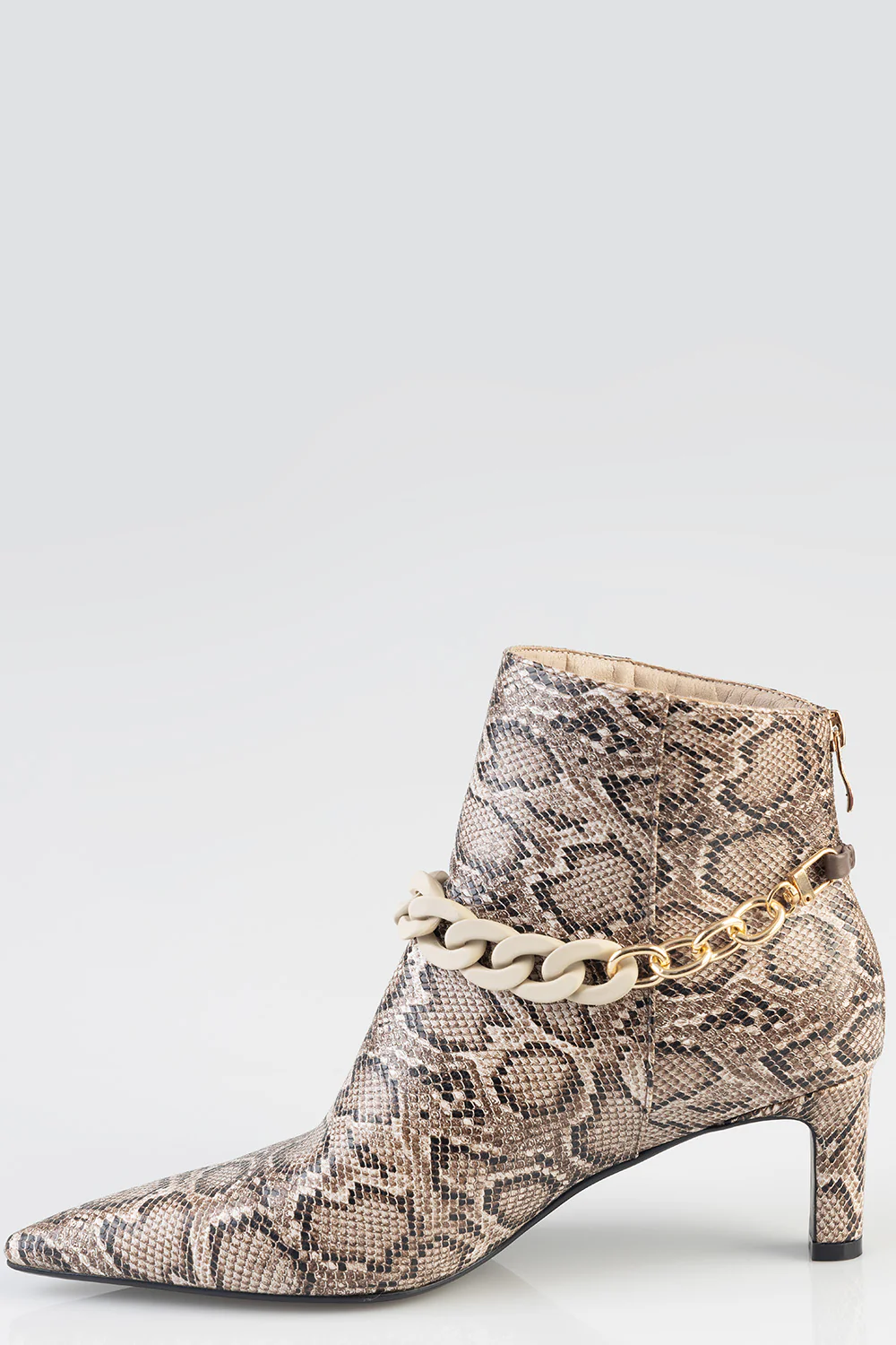 Dolly Chain Ankle Boot - Natural - Image 3