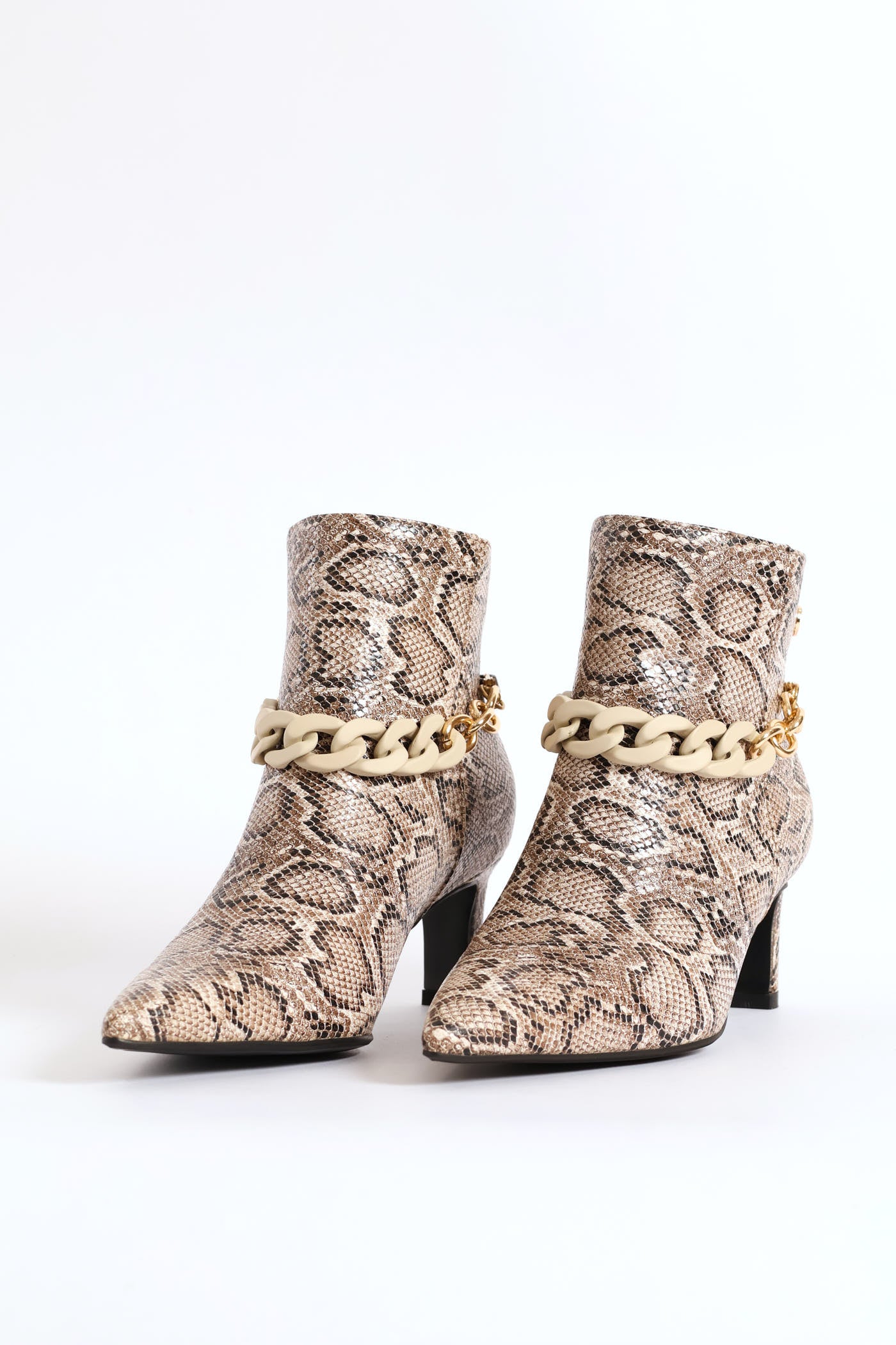 Dolly Chain Ankle Boot - Natural - Image 4