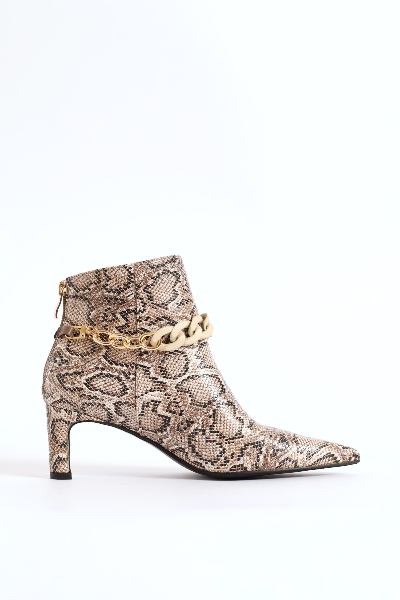 Dolly Chain Ankle Boot - Natural - Image 6