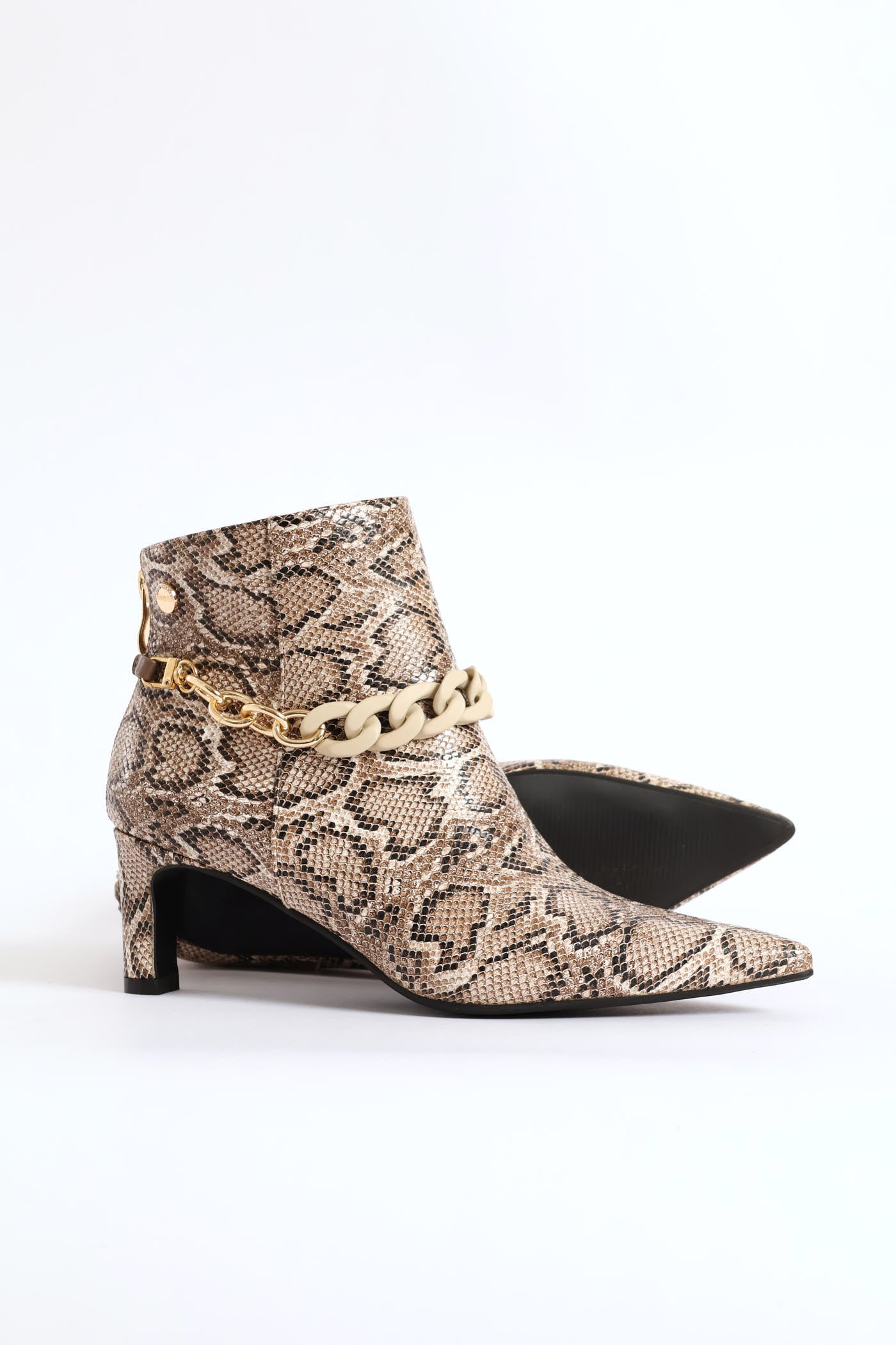 Dolly Chain Ankle Boot - Natural - Image 7