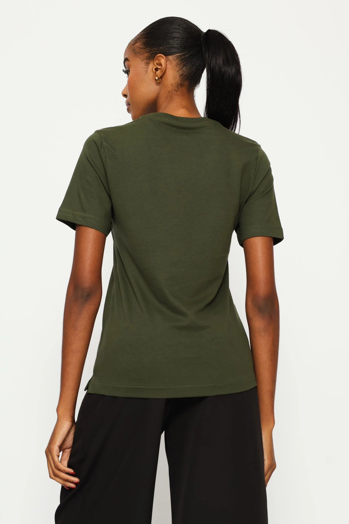 Donna T-Shirt - Olive - Image 4