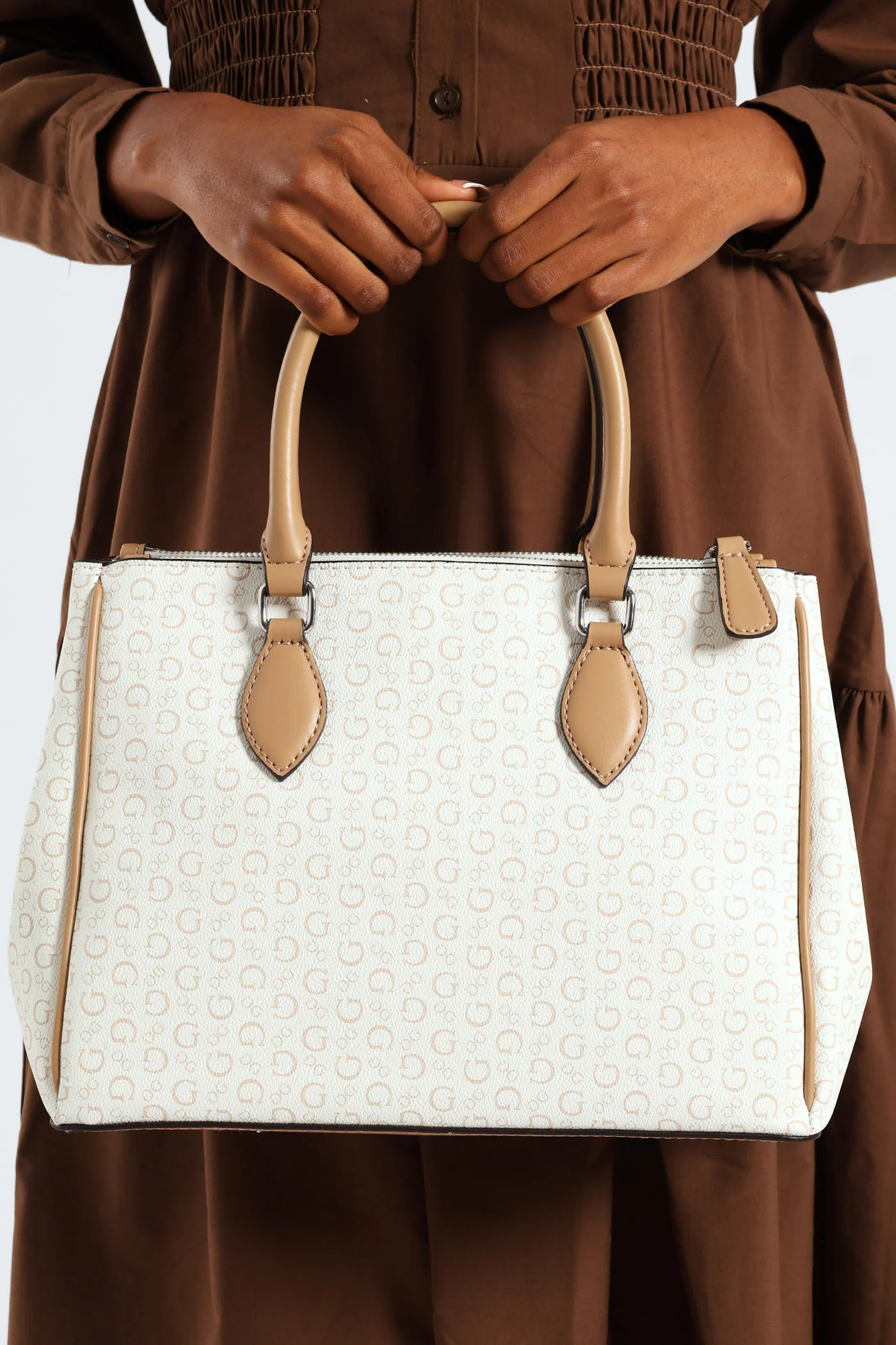 Doretta Large Stachel Bag - White - Image 4