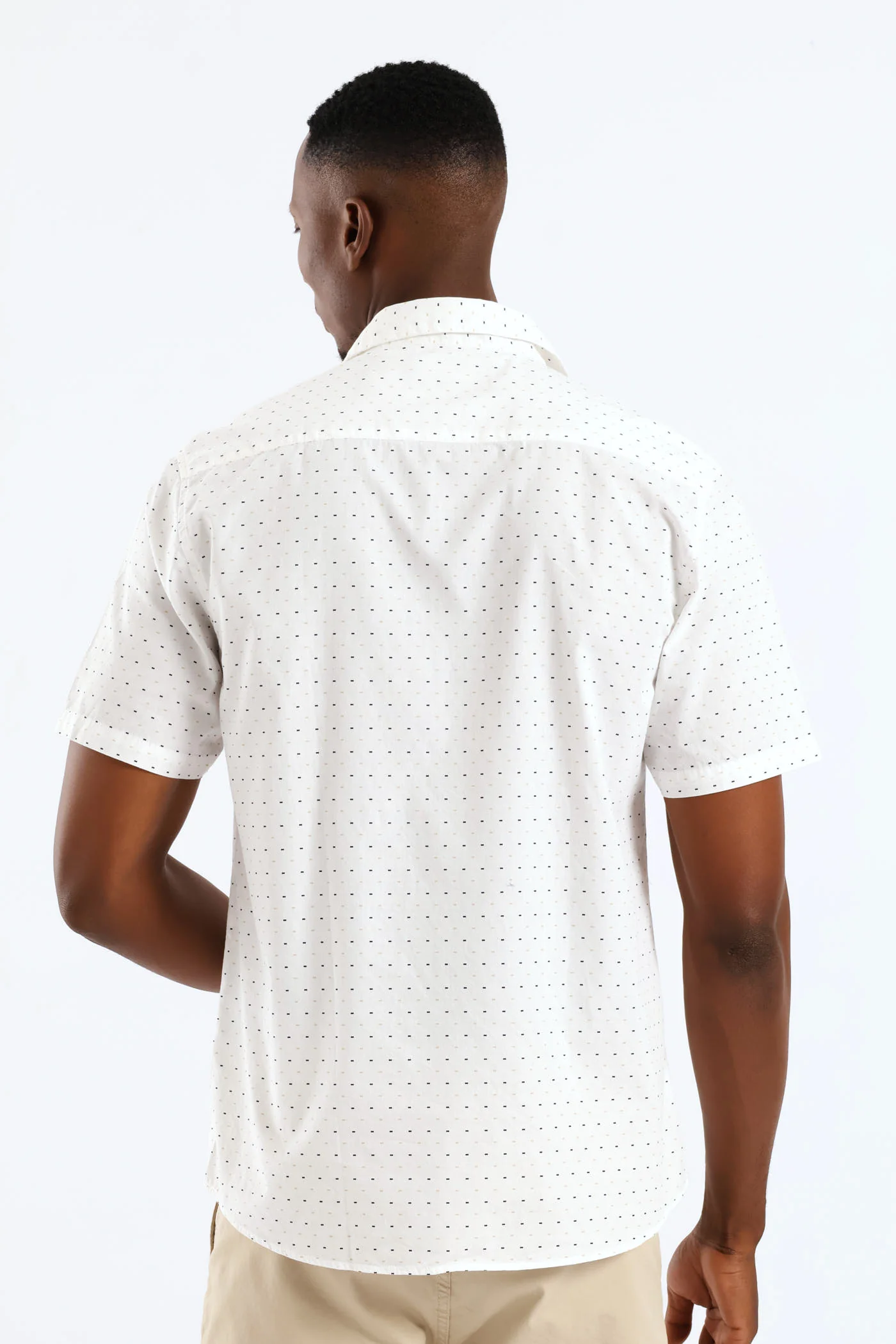 Dot Dash Regular Shirt - White - Image 2