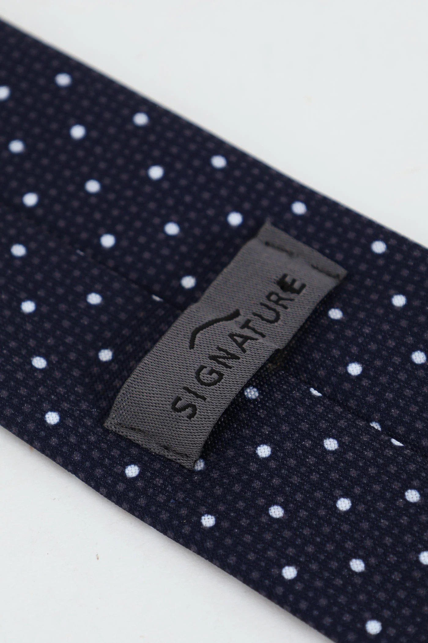 Dotted Tie - Navy - Image 2