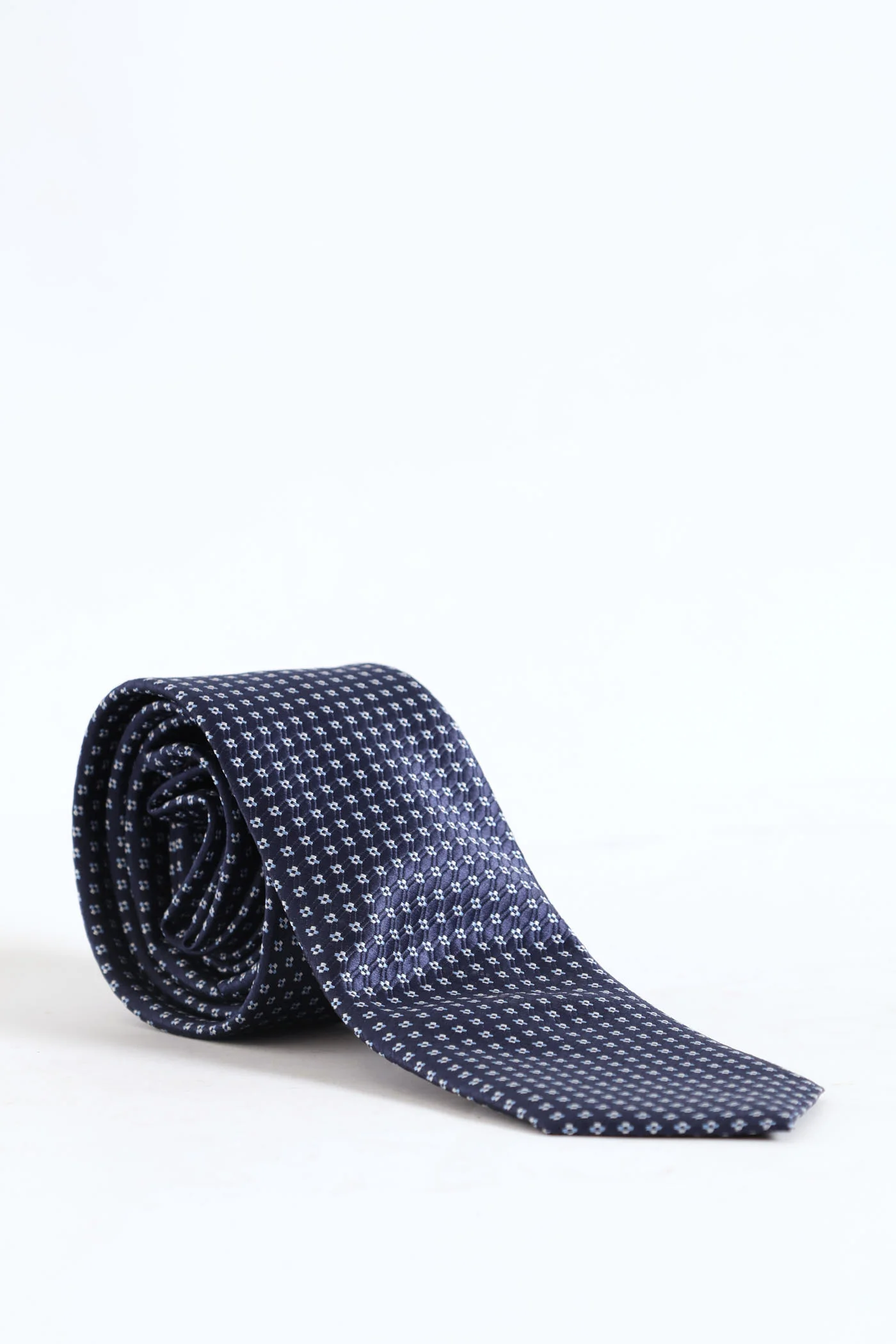 Dotted Tie - Navy - Image 2