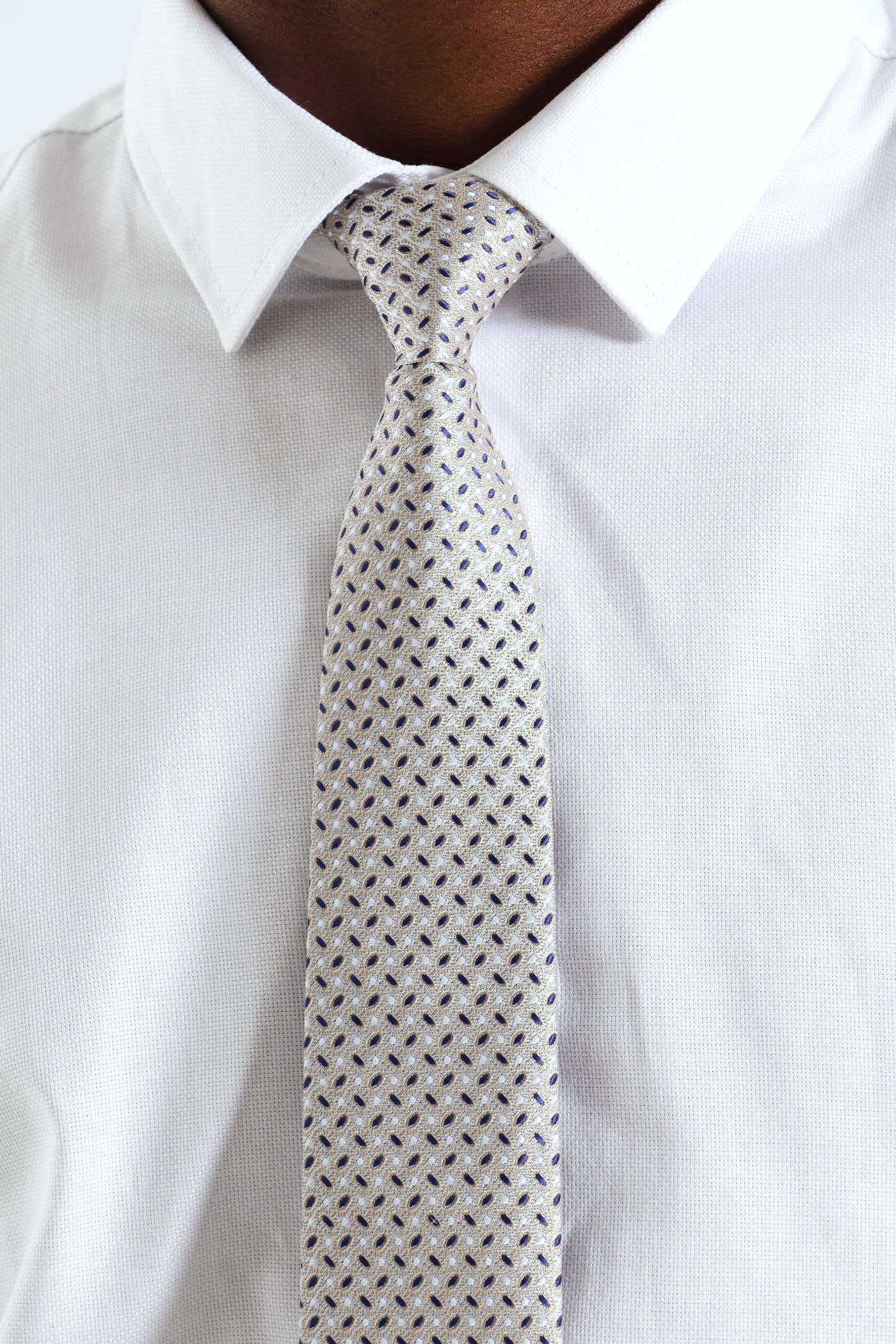 Dotted Tie - Silver - Image 2