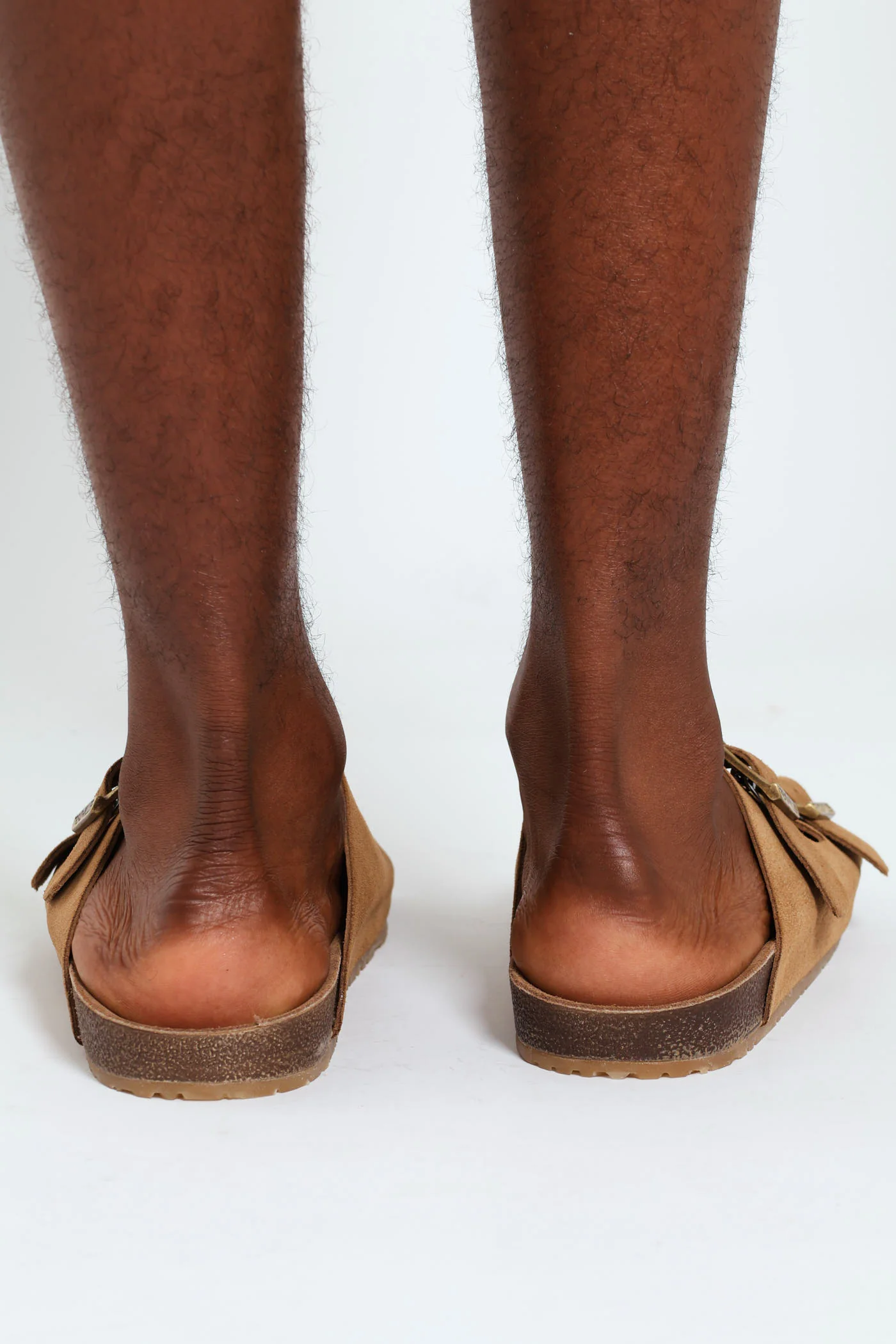 Double Buckle Comfort Sandal - Taupe - Image 4
