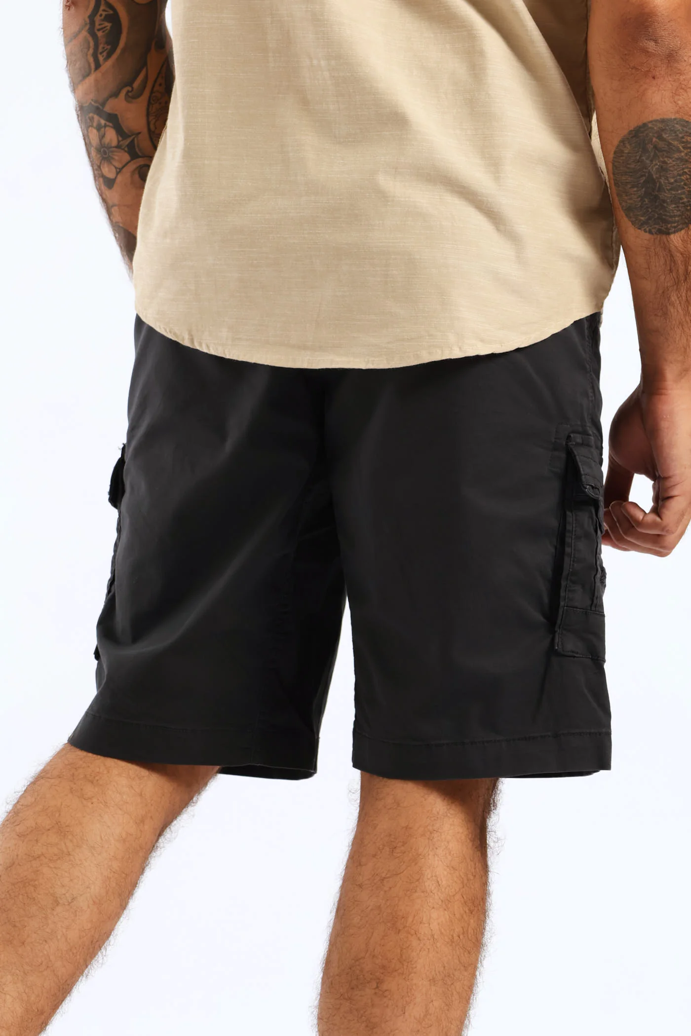 Double Cargo Pocket Short - Navy - Image 5