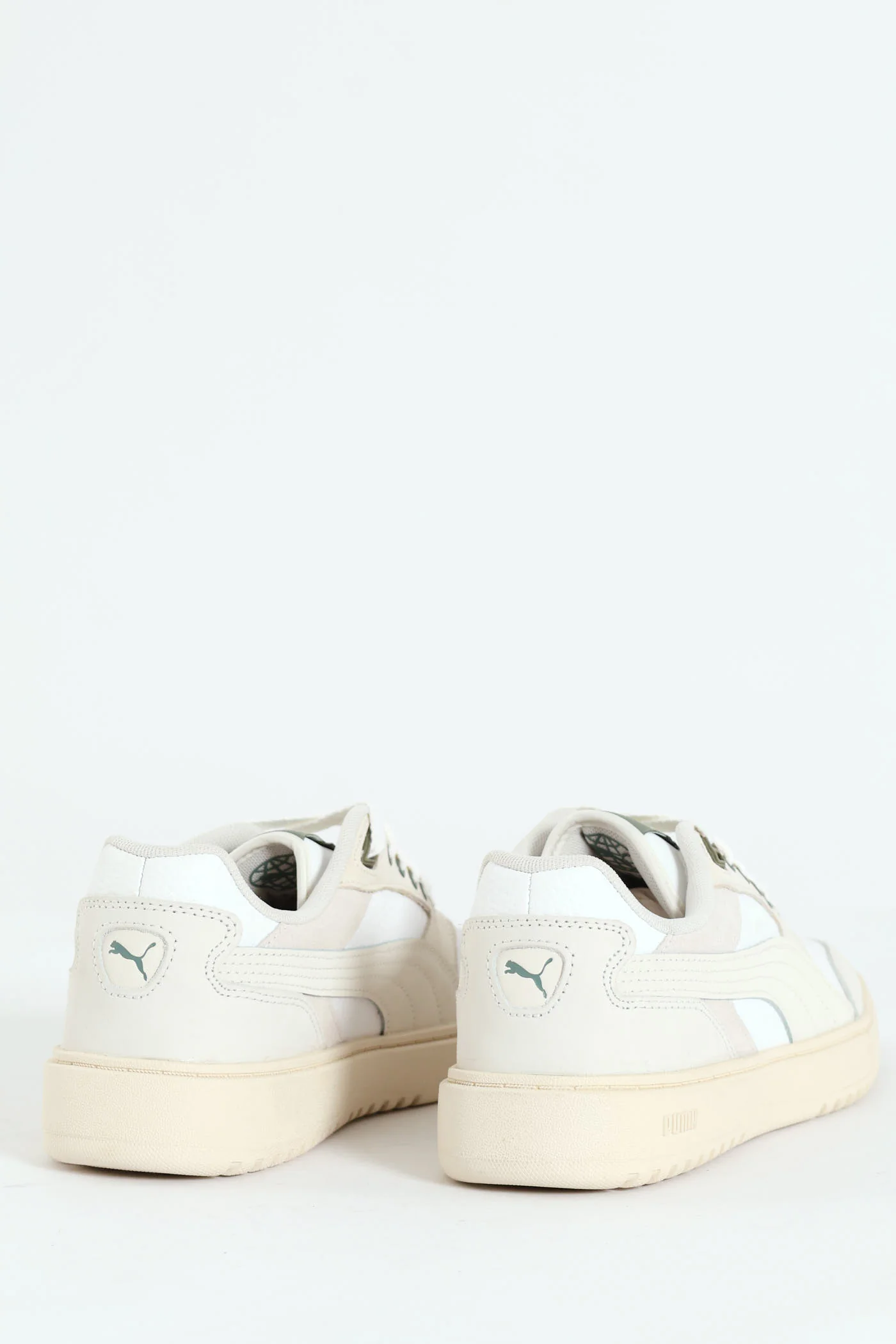 Double Court Mix Sneaker - White - Image 3