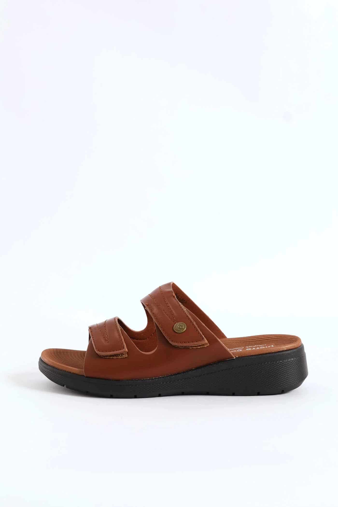 Double Strap Sandal - Brown - Image 3