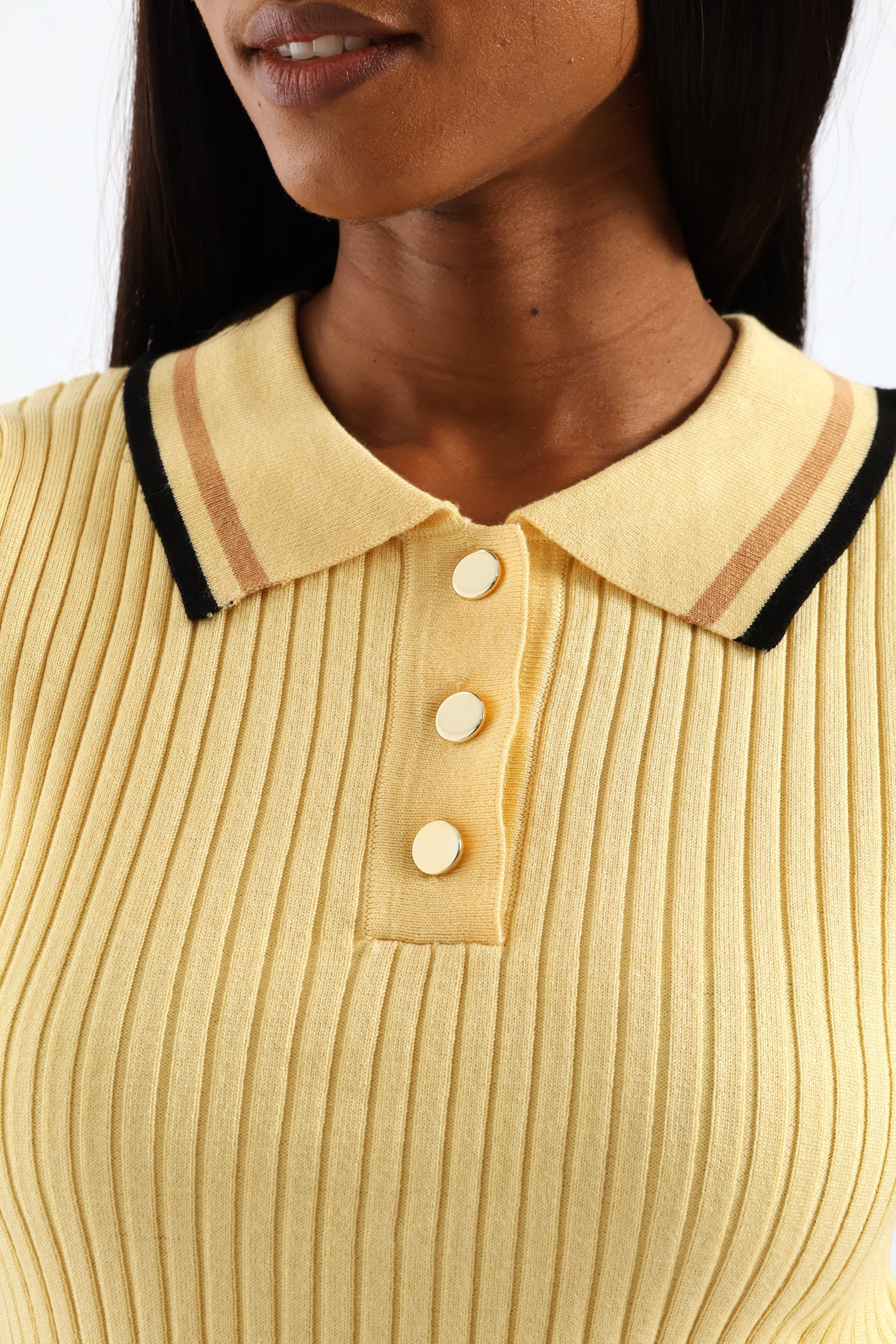 Double Tipped Golfer Tee - Pastel Yellow - Image 2