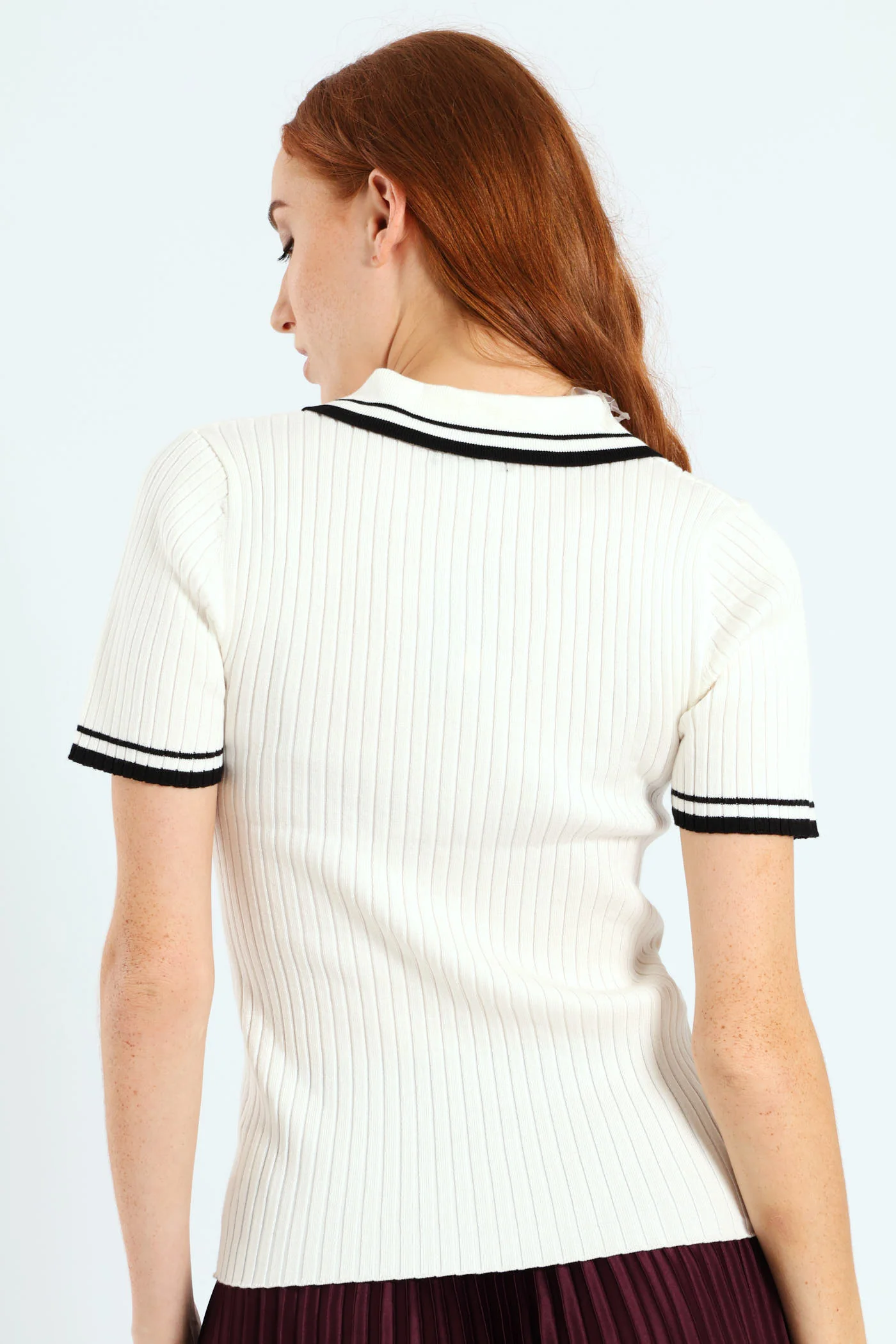 Double Tipped Golfer Tee - White/Black - Image 6