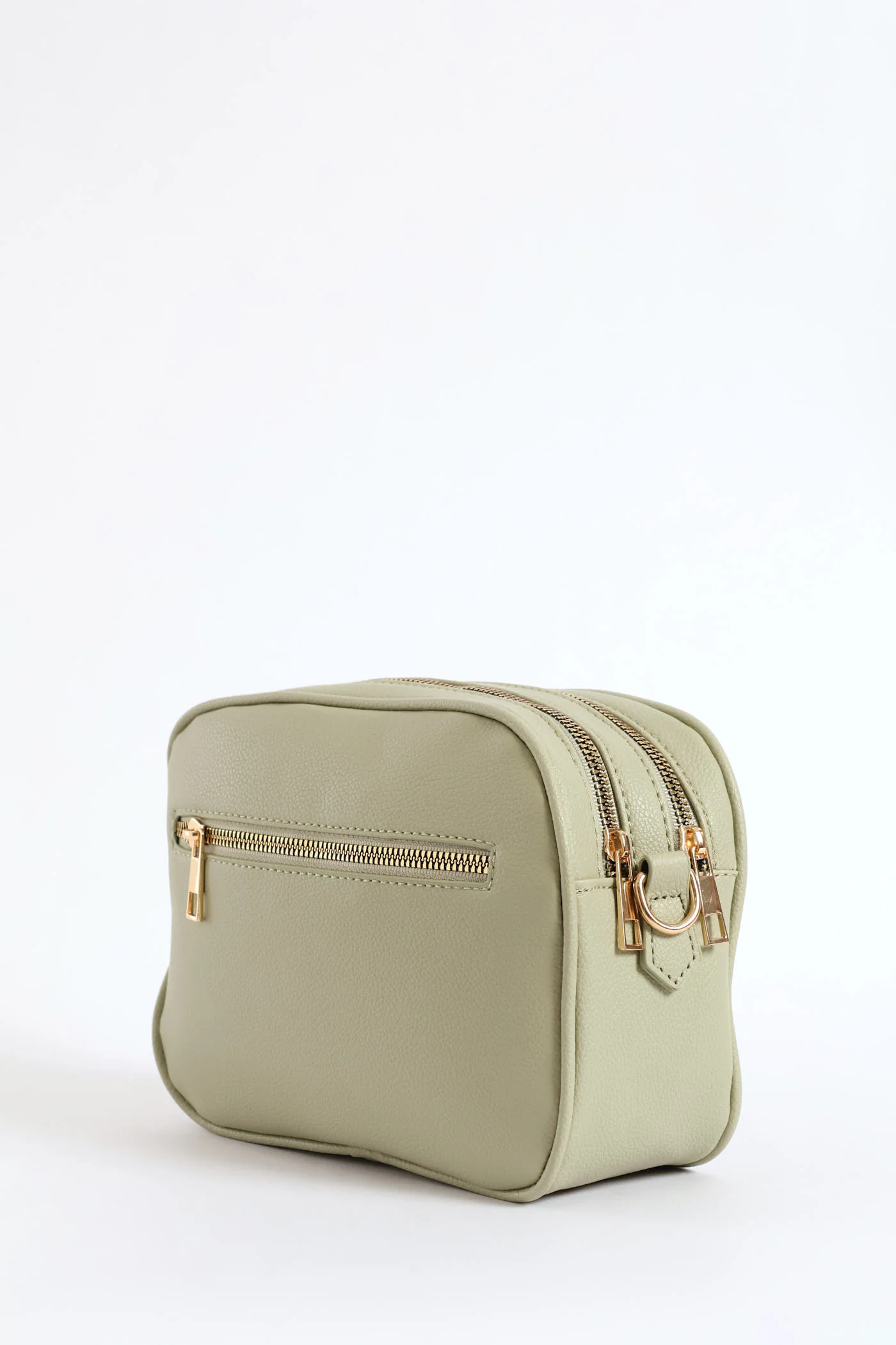 Double Top Zip Camera Bag - Sage - Image 2