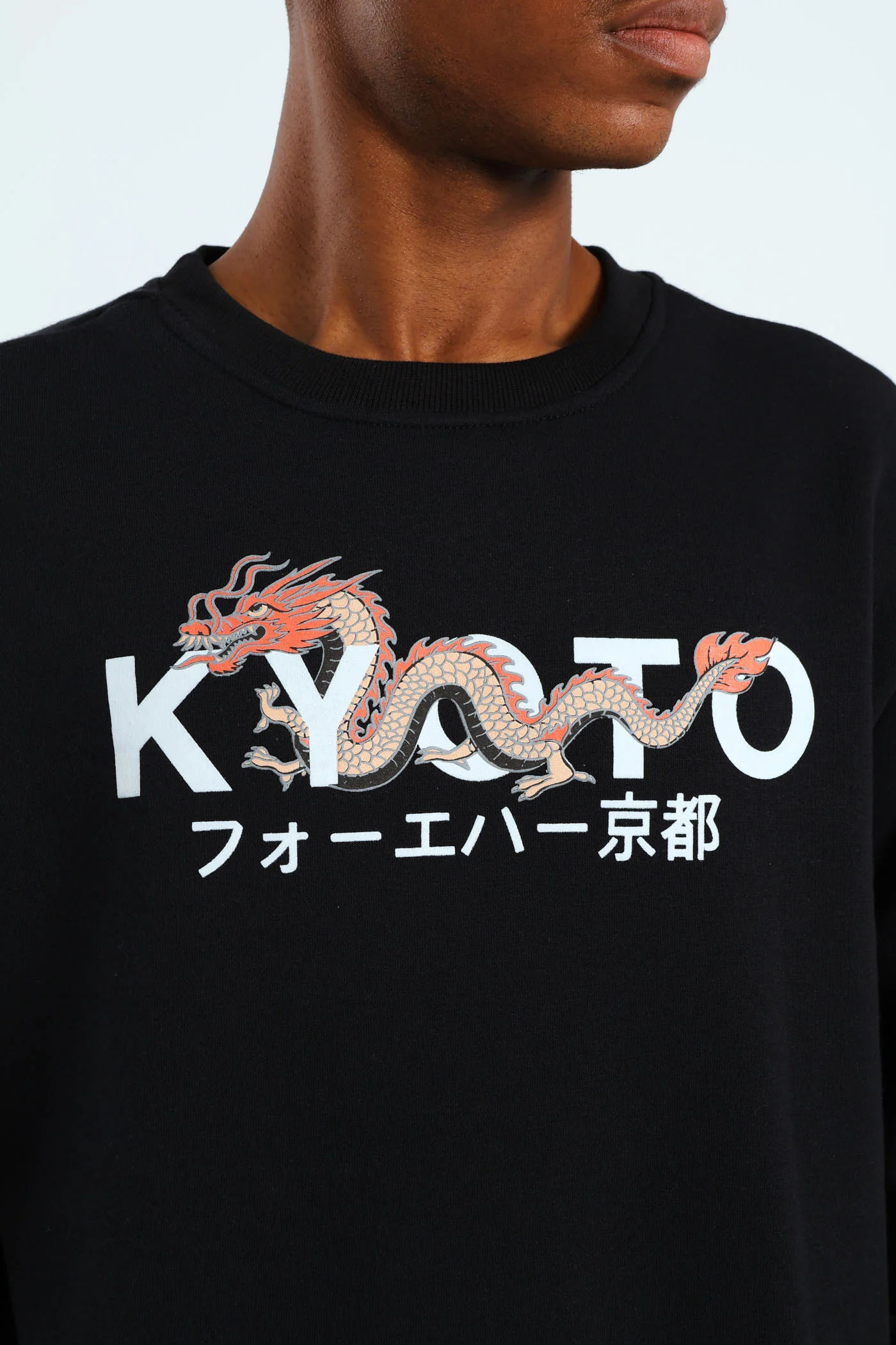 Dragon Crew Sweater - Black - Image 5