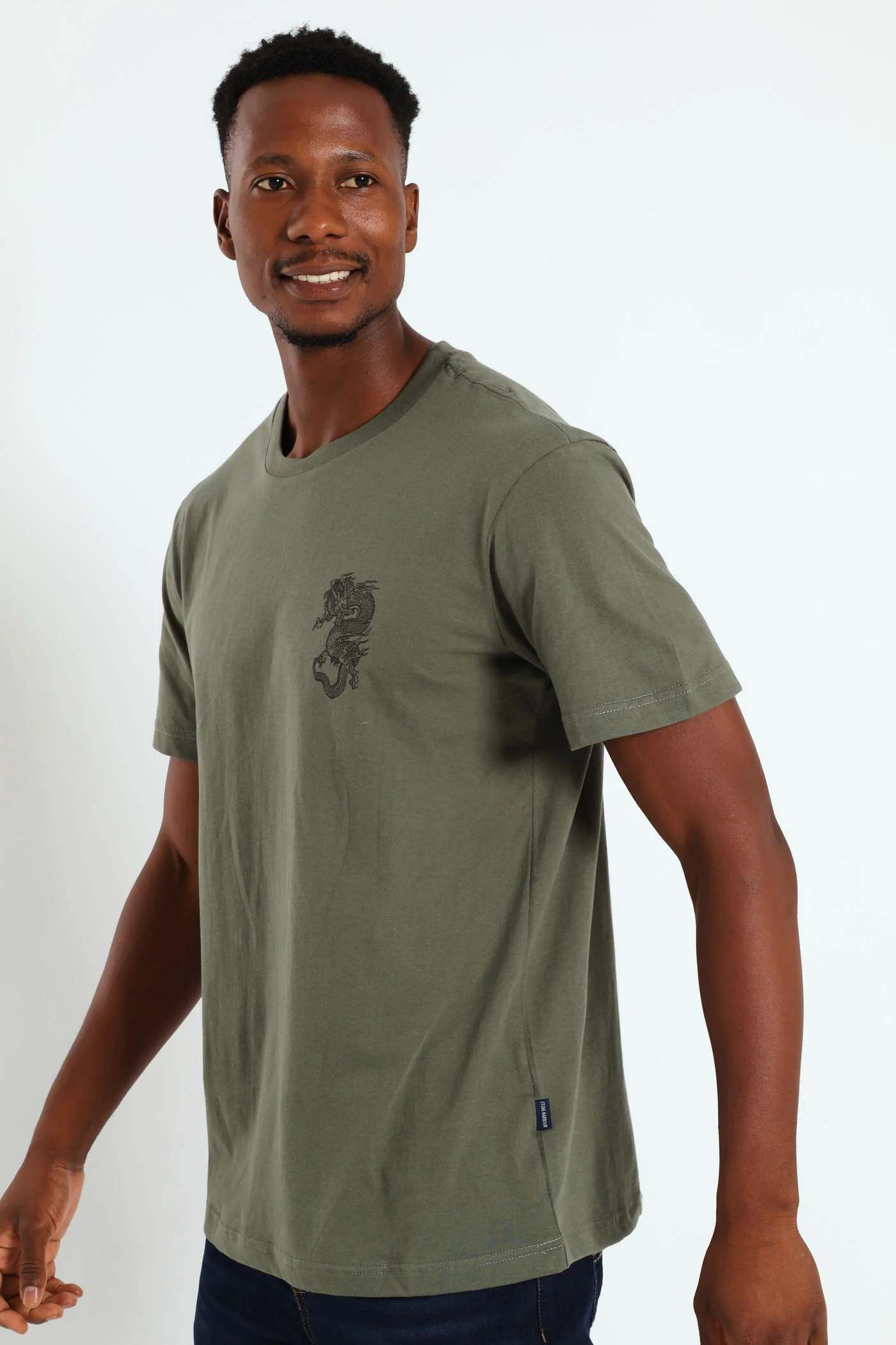 Dragon Grid Front & Back Tee - Fatigue - Image 3