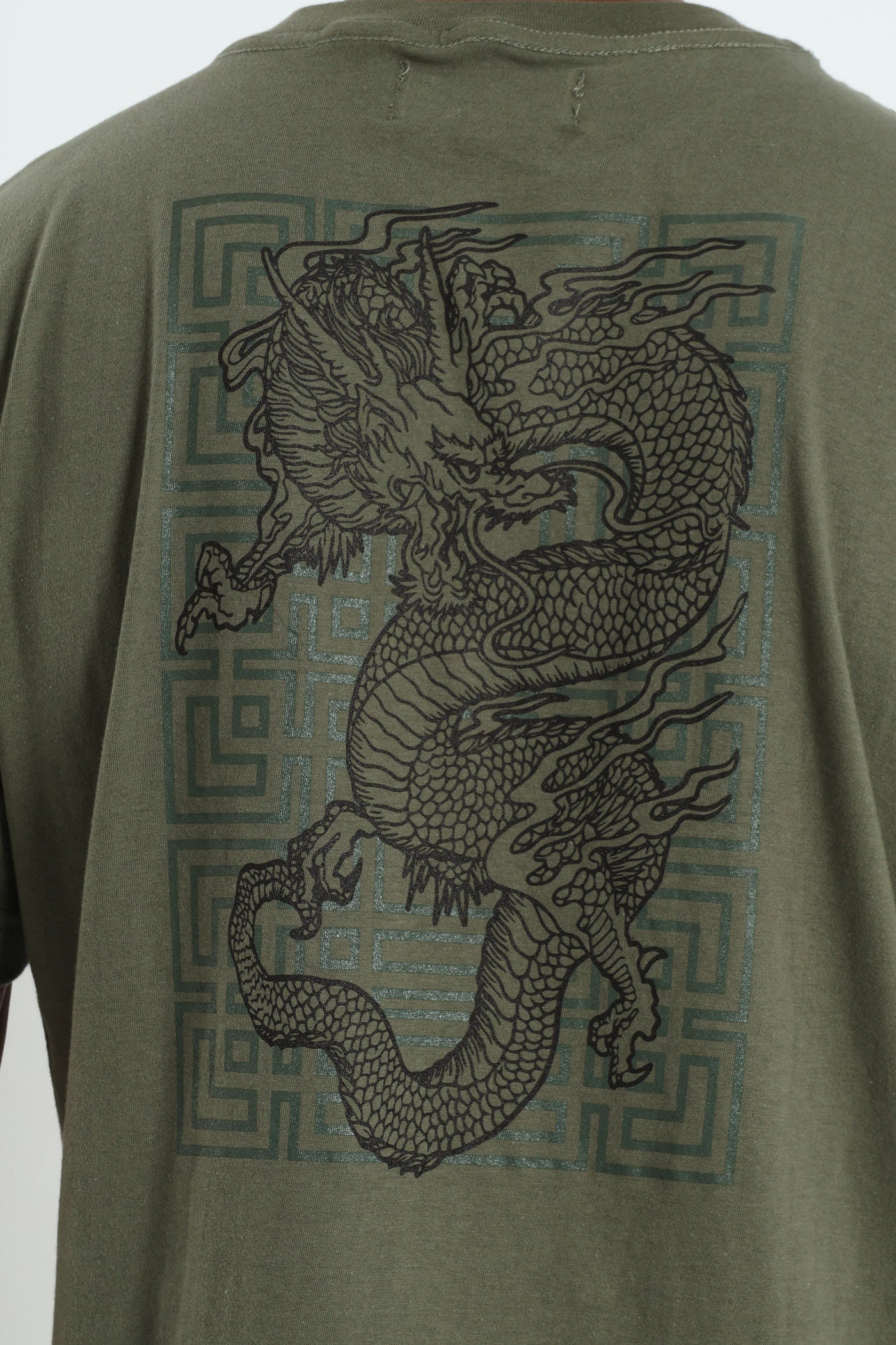 Dragon Grid Front & Back Tee - Fatigue - Image 4