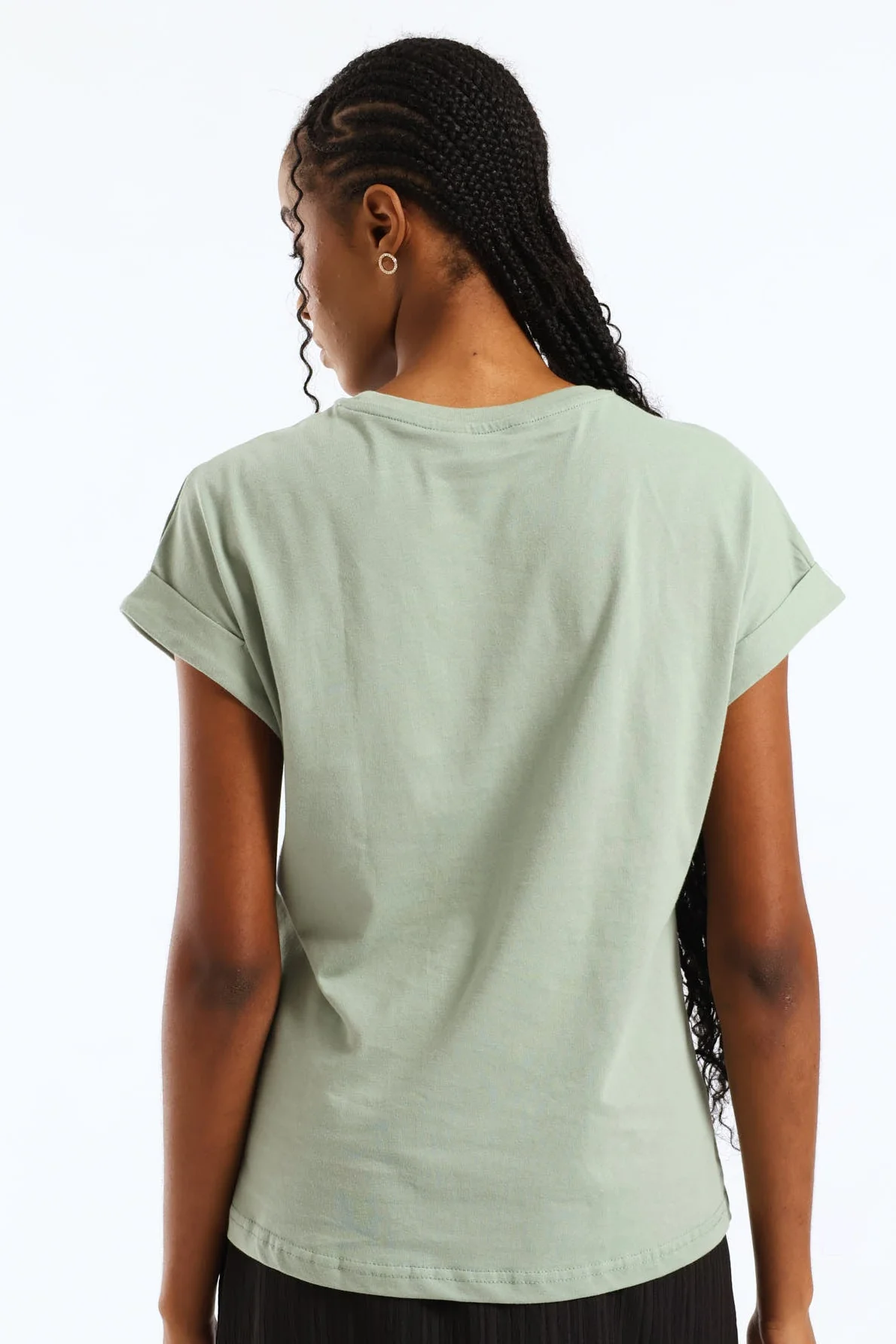 Dragonfly Foil Muscle Tee - Eucalyptus Green - Image 5