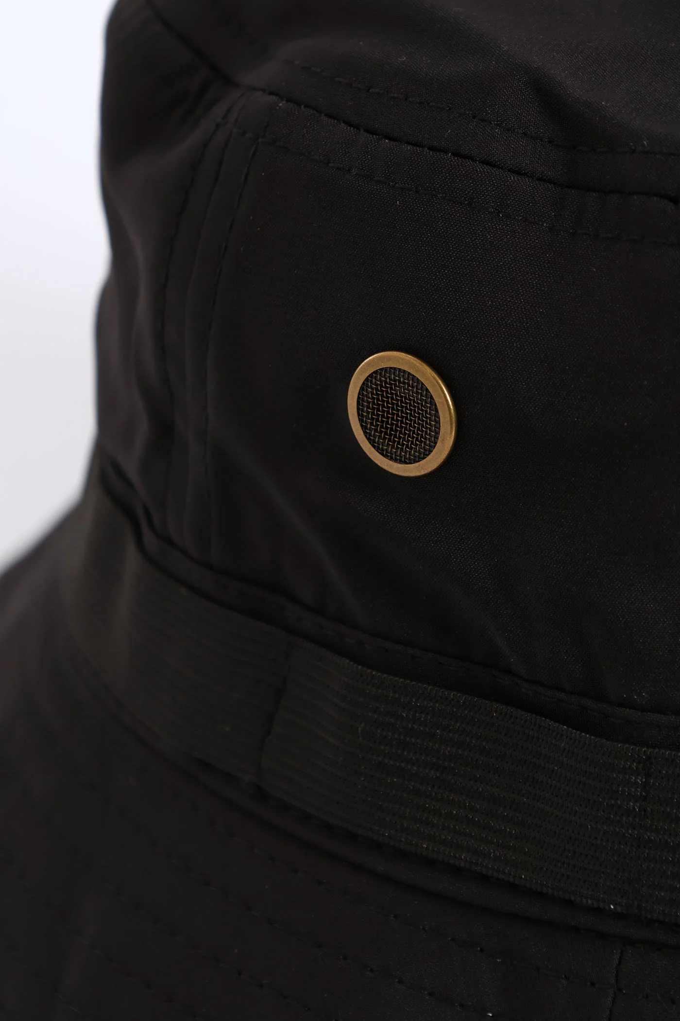 Draw String Bucket Hat - Black - Image 3