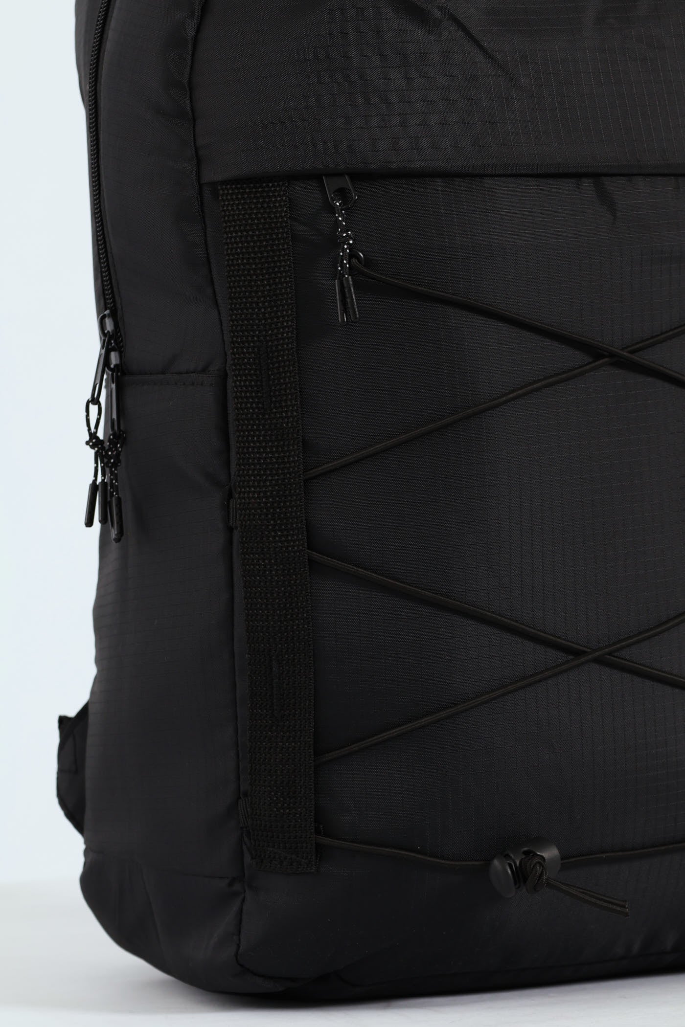 Drawstring Backpack - Black - Image 3
