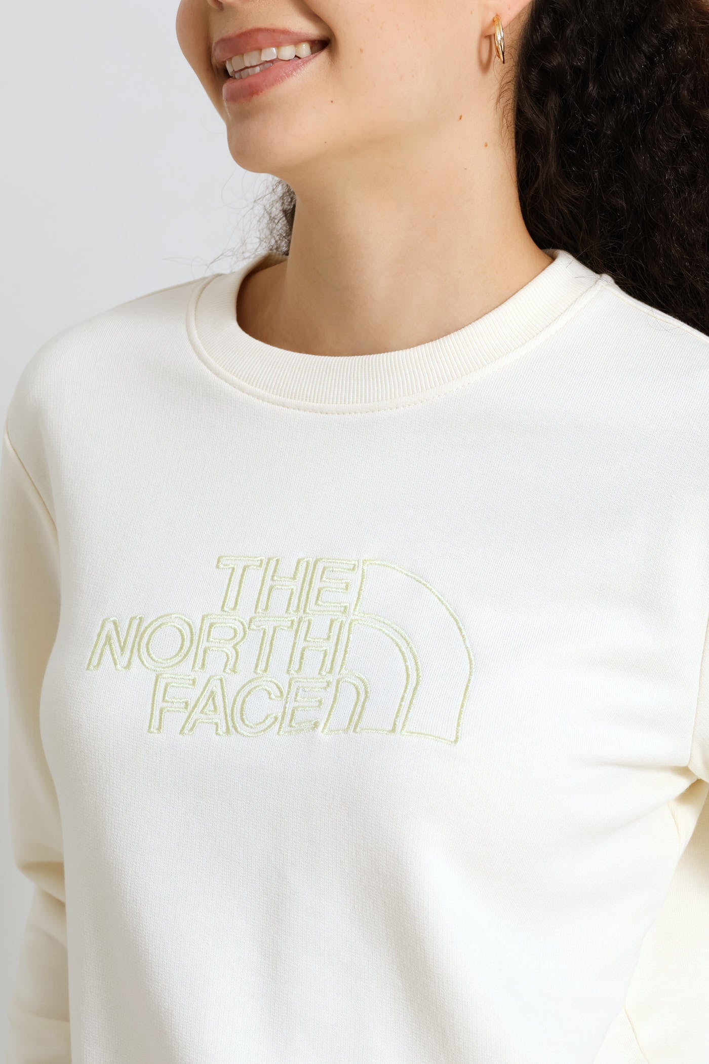 Drew Peak Light Regular Crew Top - Cream - Image 2