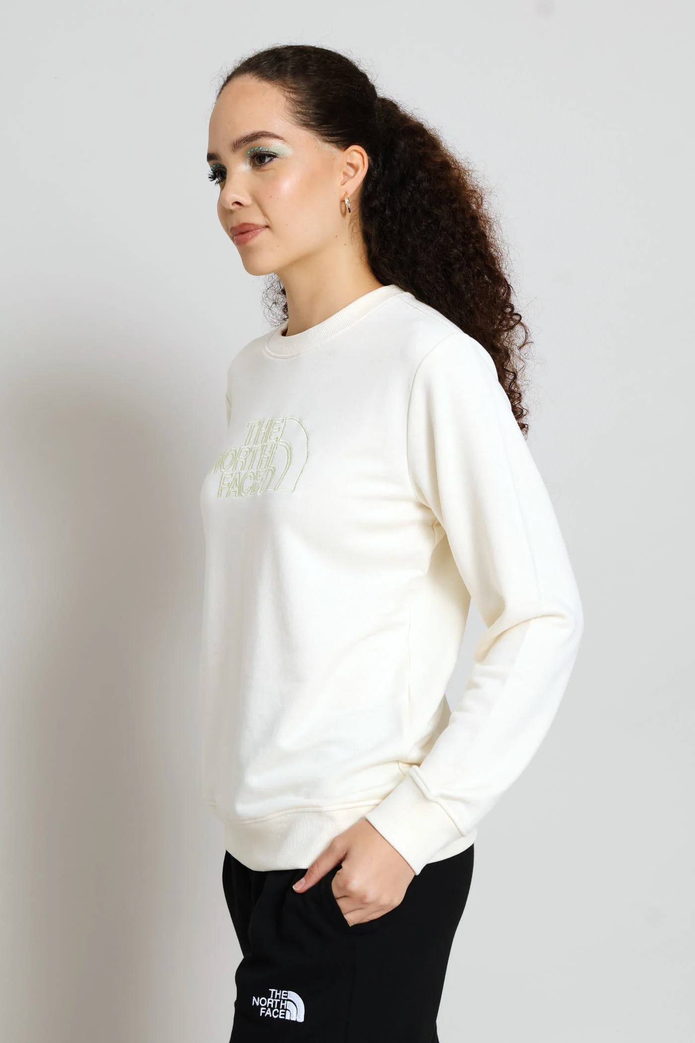 Drew Peak Light Regular Crew Top - Cream - Image 3