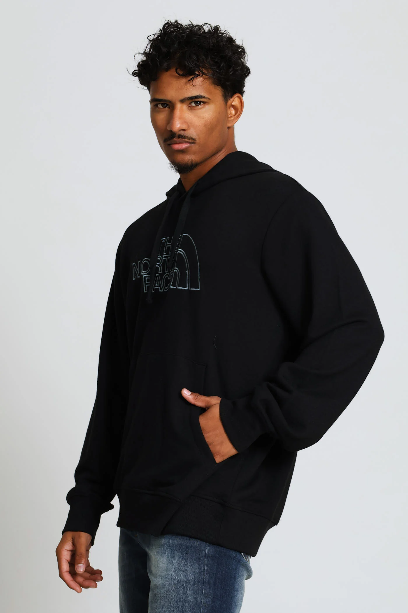 Drew Peak Light Regular Hoodie - Black - Image 4