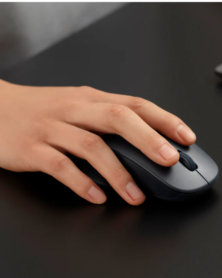 Dual-mode Wireless Silent Mouse 2 - Black - Image 2
