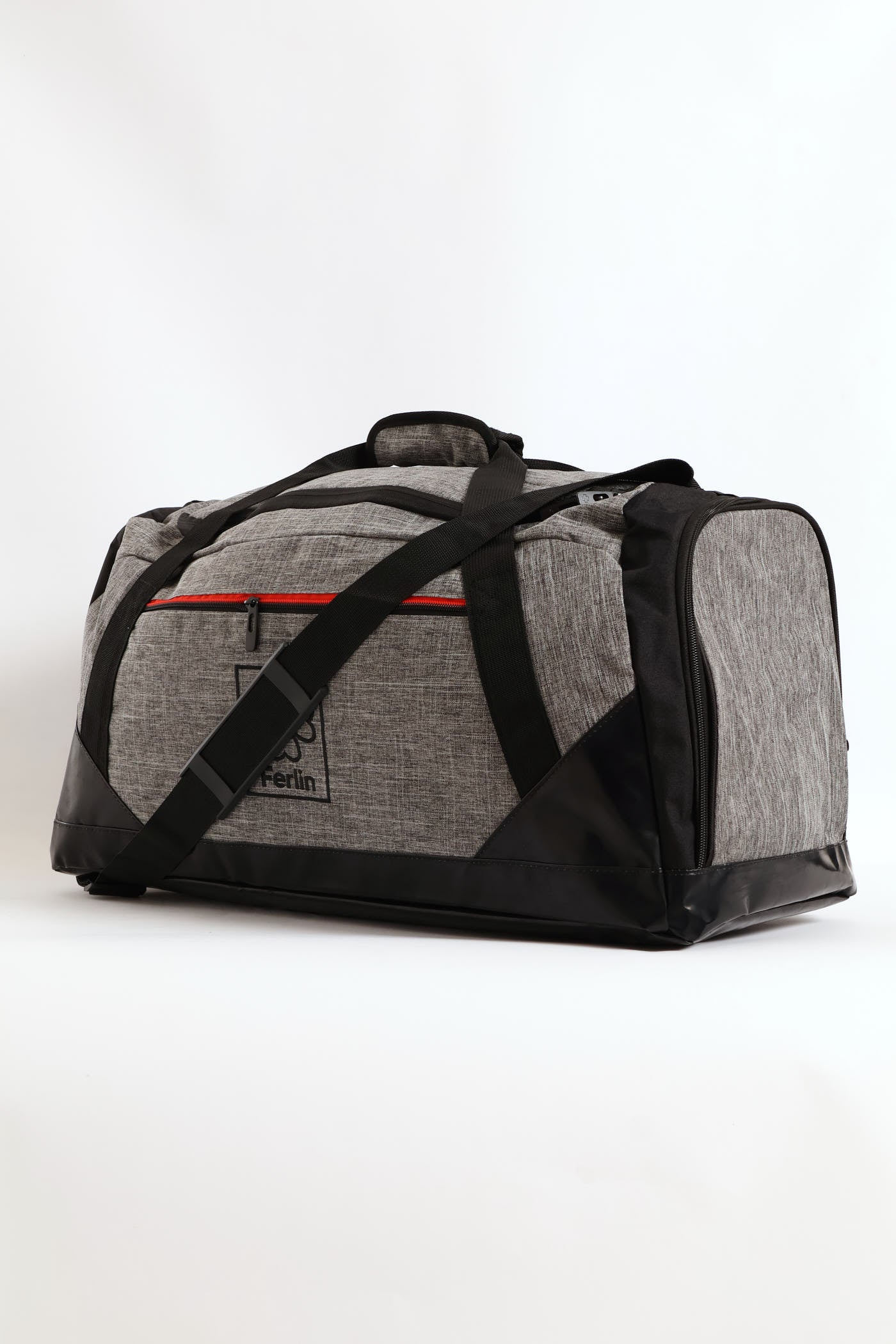 Sports Duffle Bag - Grey Melange - Image 2