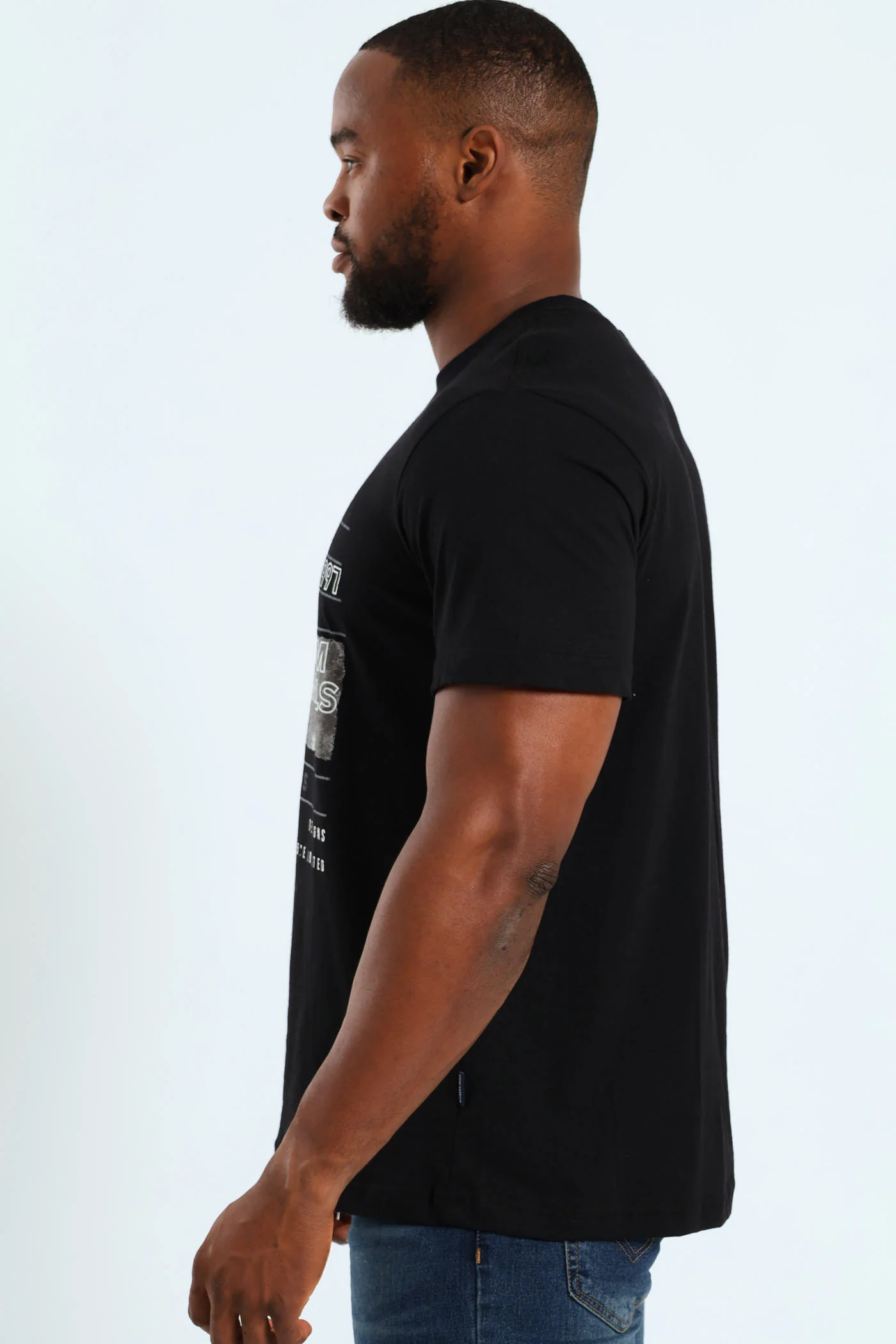 Durability Photo Front Print Tee - Black - Image 2
