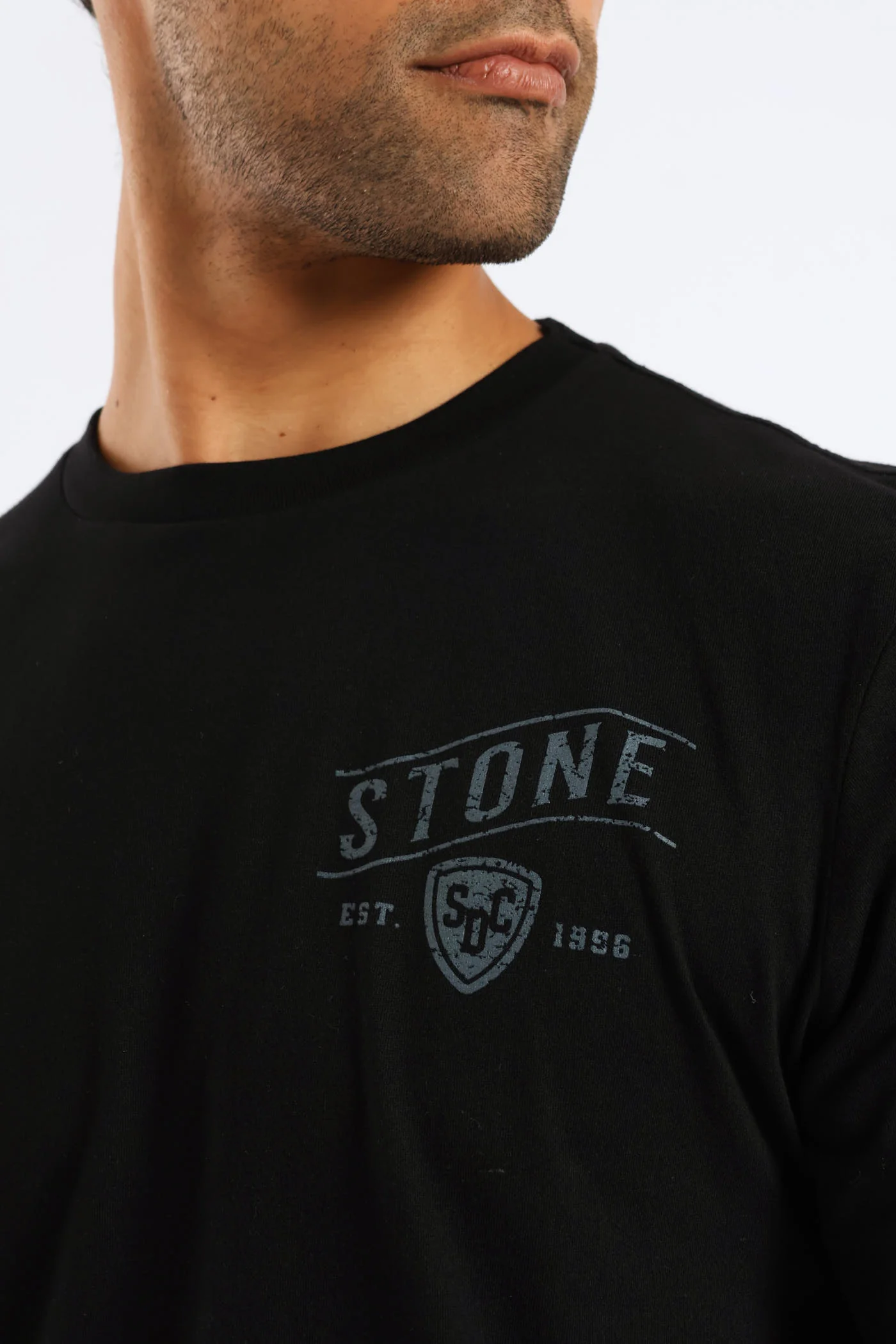 Eagle Front & Back Tee - Black - Image 5