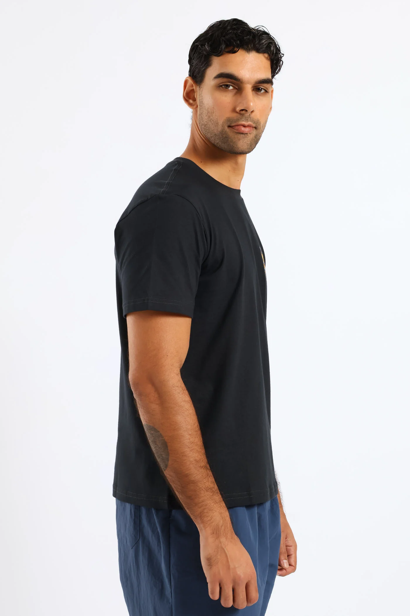 Eagle Front & Back Tee - Navy - Image 3