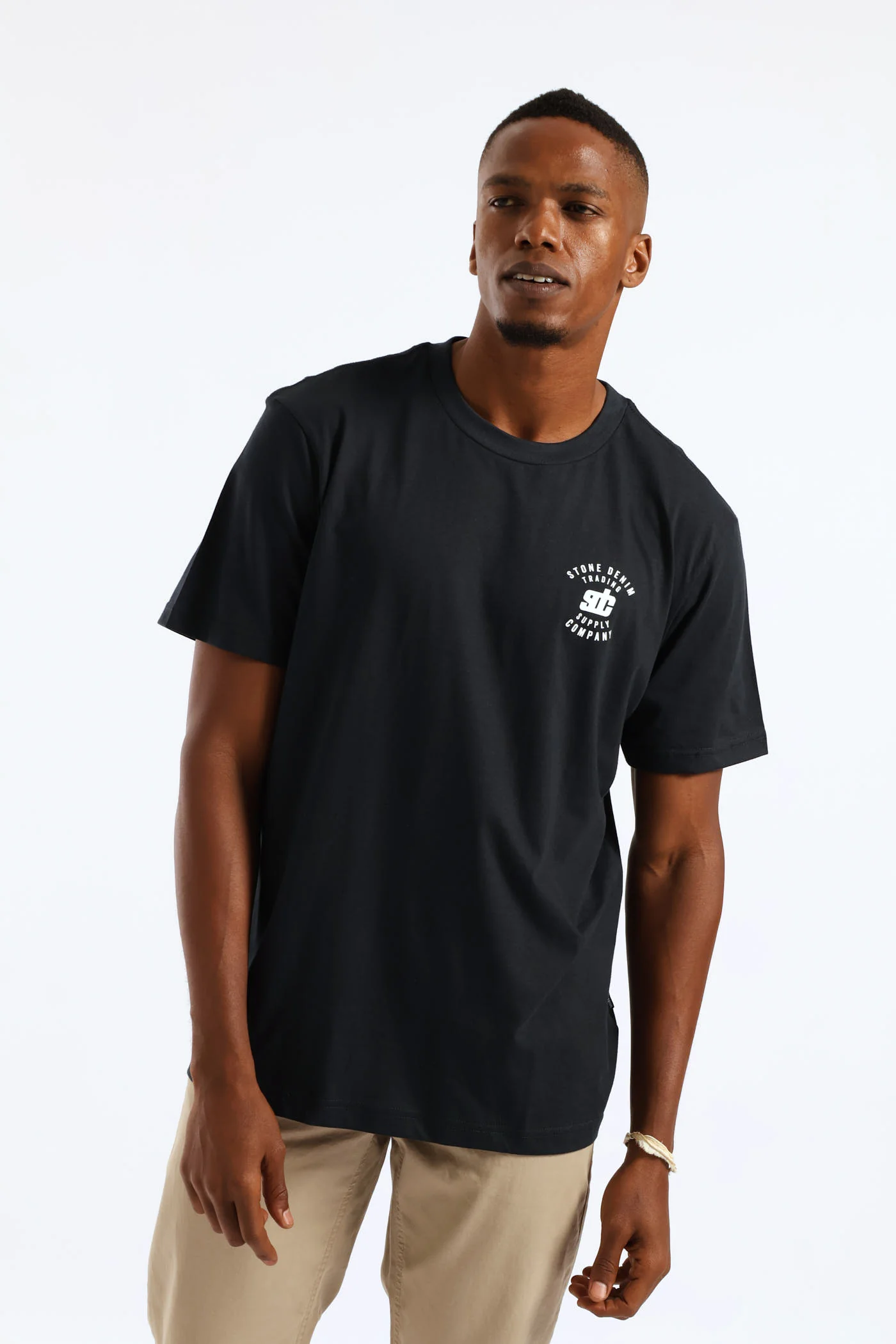 Eagle Front & Back Tee - Navy - Image 3