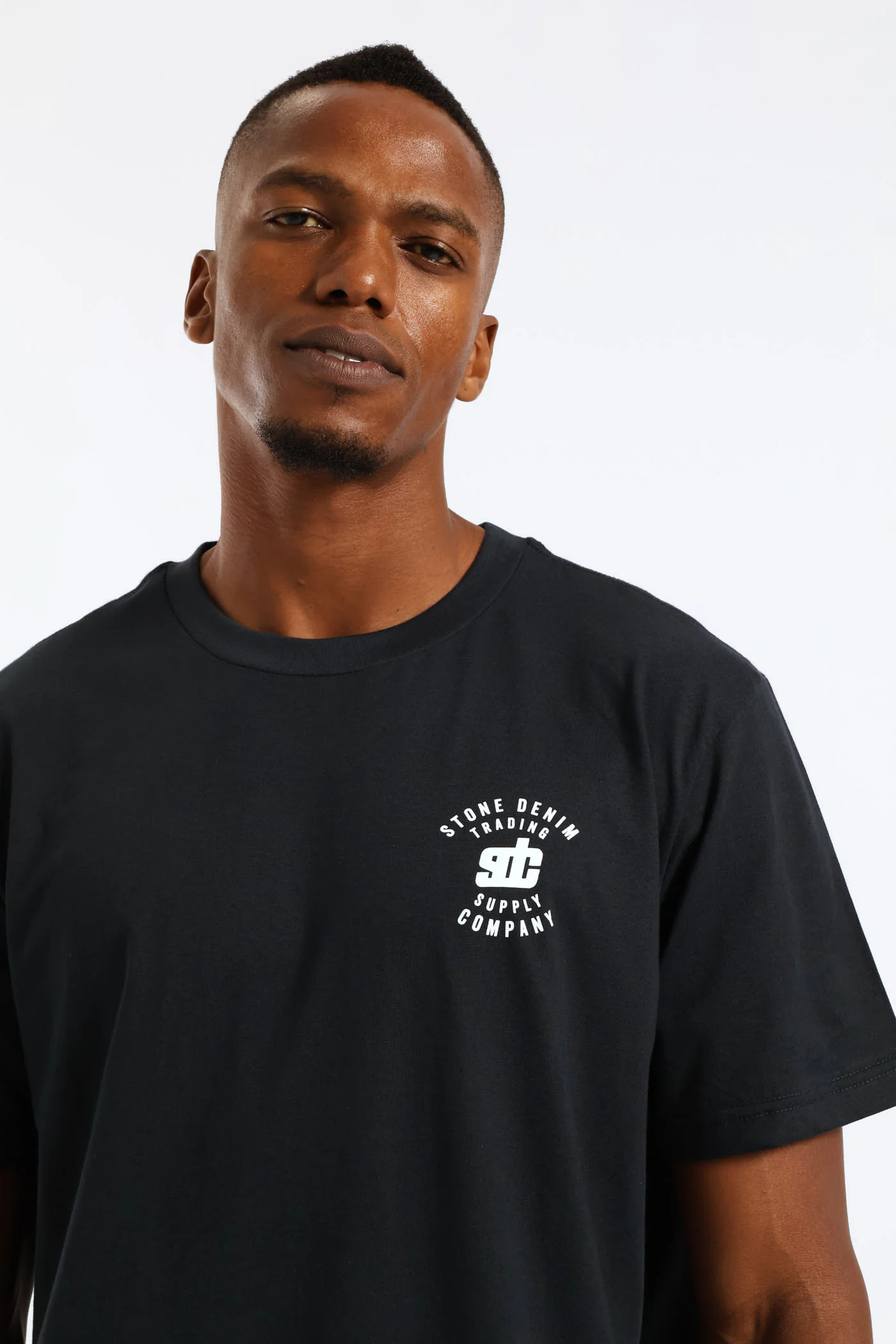 Eagle Front & Back Tee - Navy - Image 5