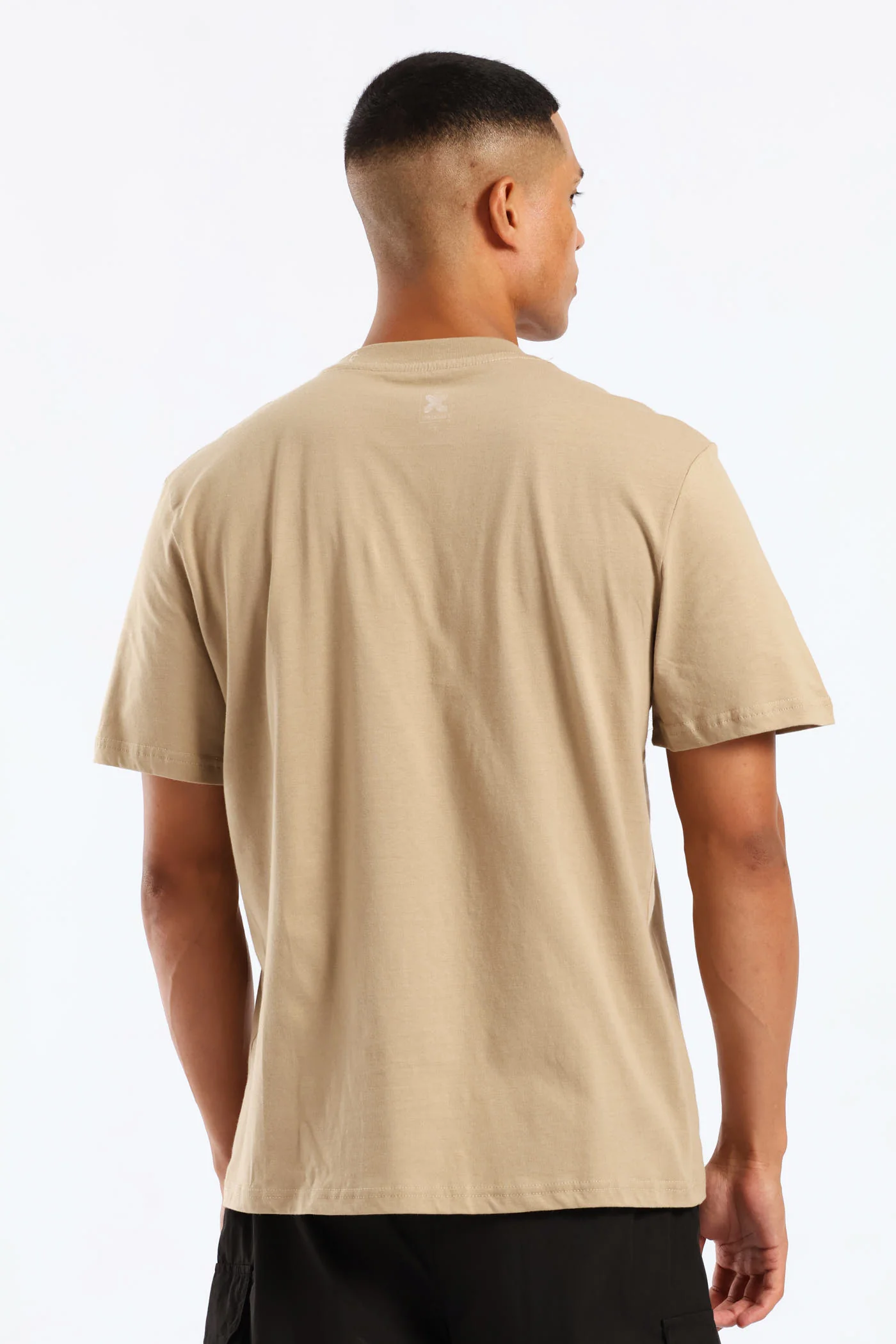 Eagle Print Tee - Taupe - Image 8