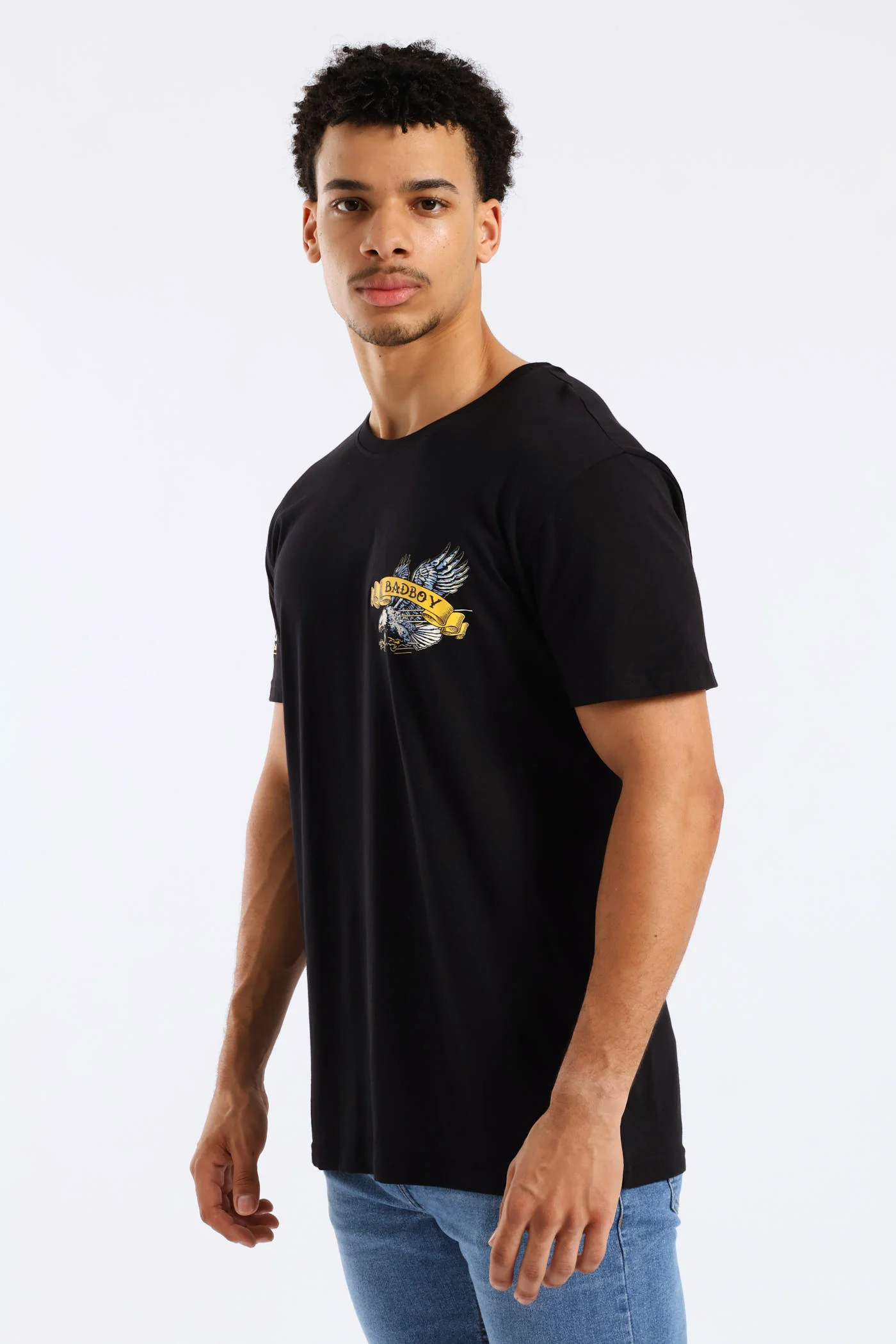 Eagle Vintage Tee - Black - Image 3