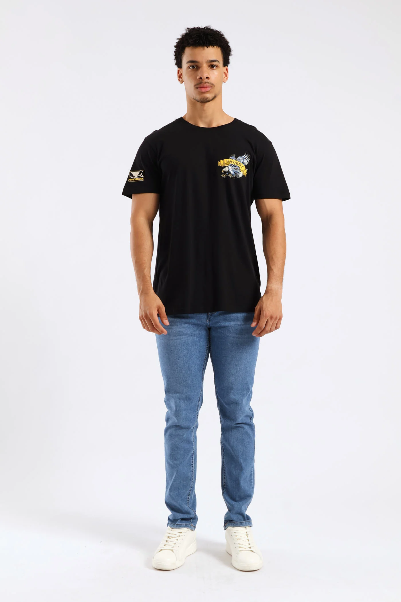 Eagle Vintage Tee - Black - Image 4