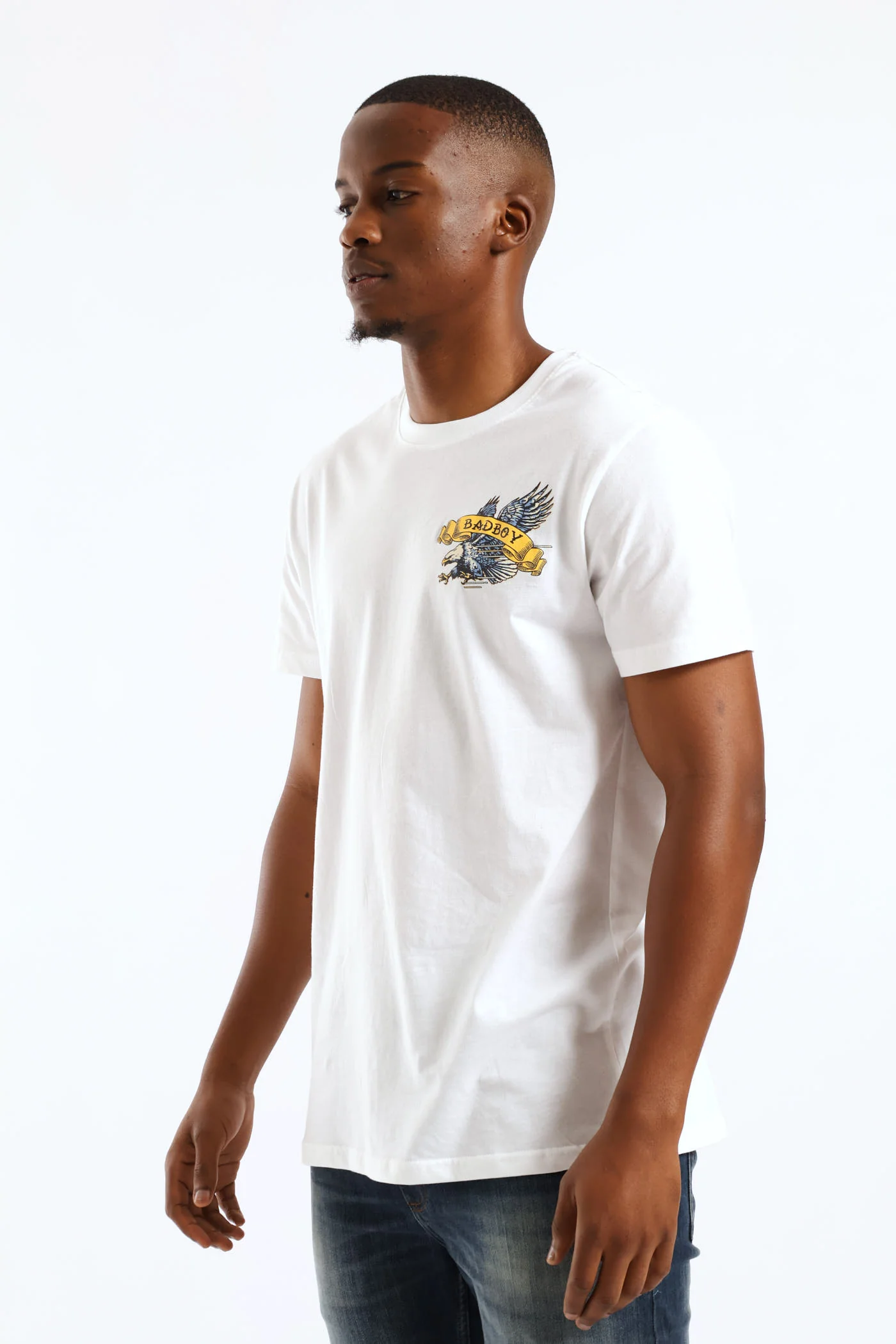 Eagle Vintage Tee - White - Image 3