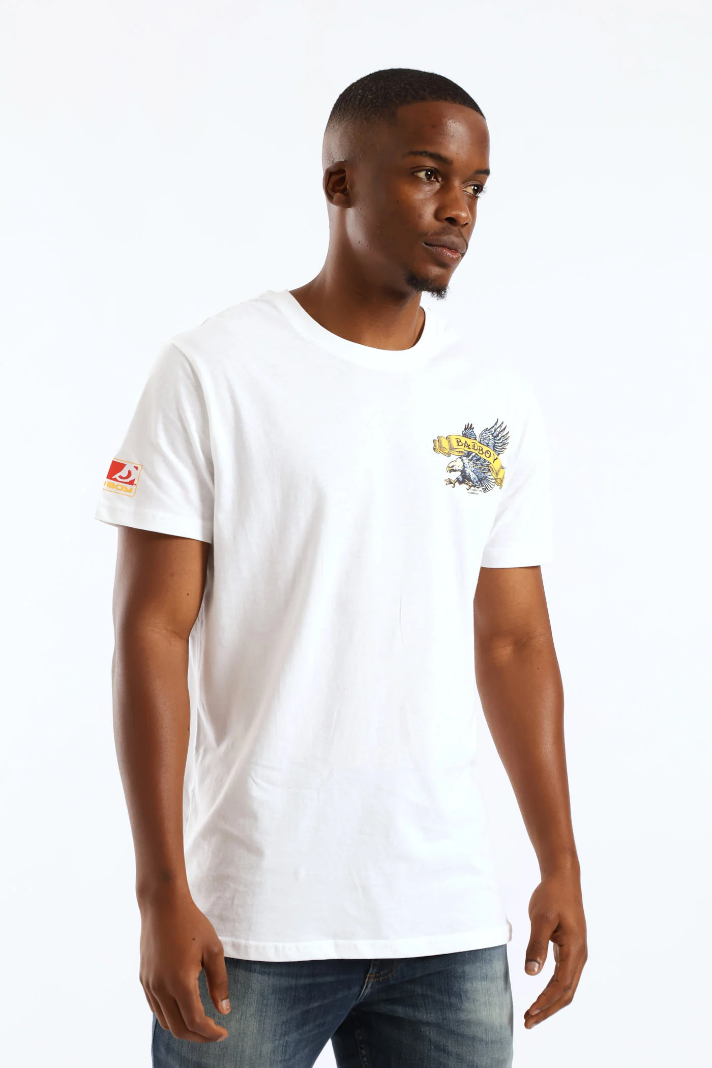 Eagle Vintage Tee - White - Image 5