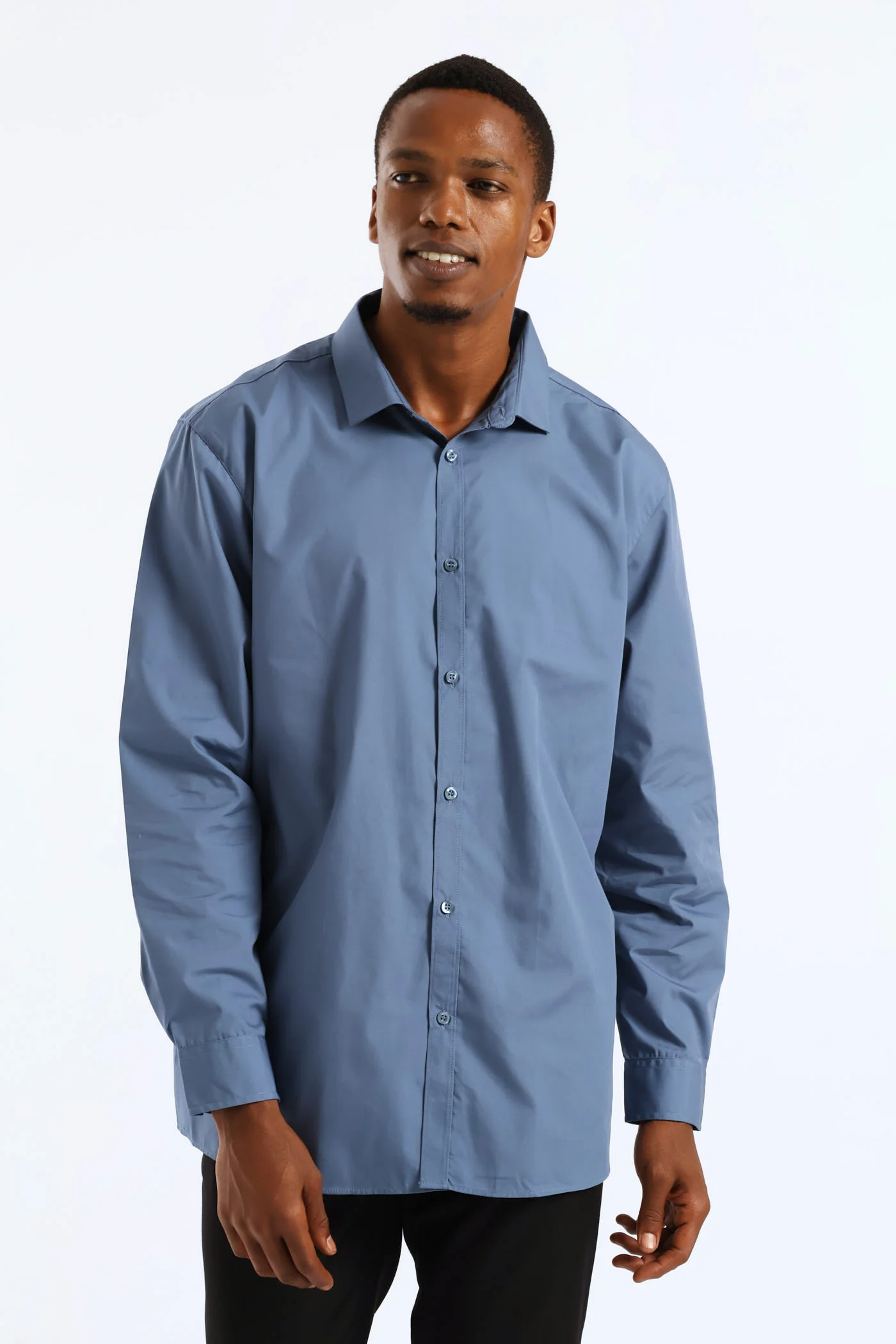 Easy Care Long Sleeve Shirt - Petrol - Image 2