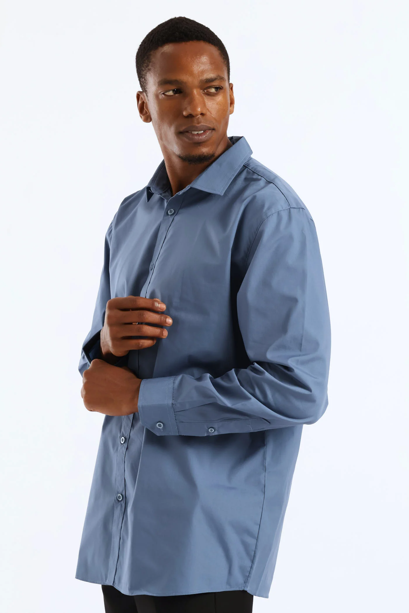 Easy Care Long Sleeve Shirt - Petrol - Image 3
