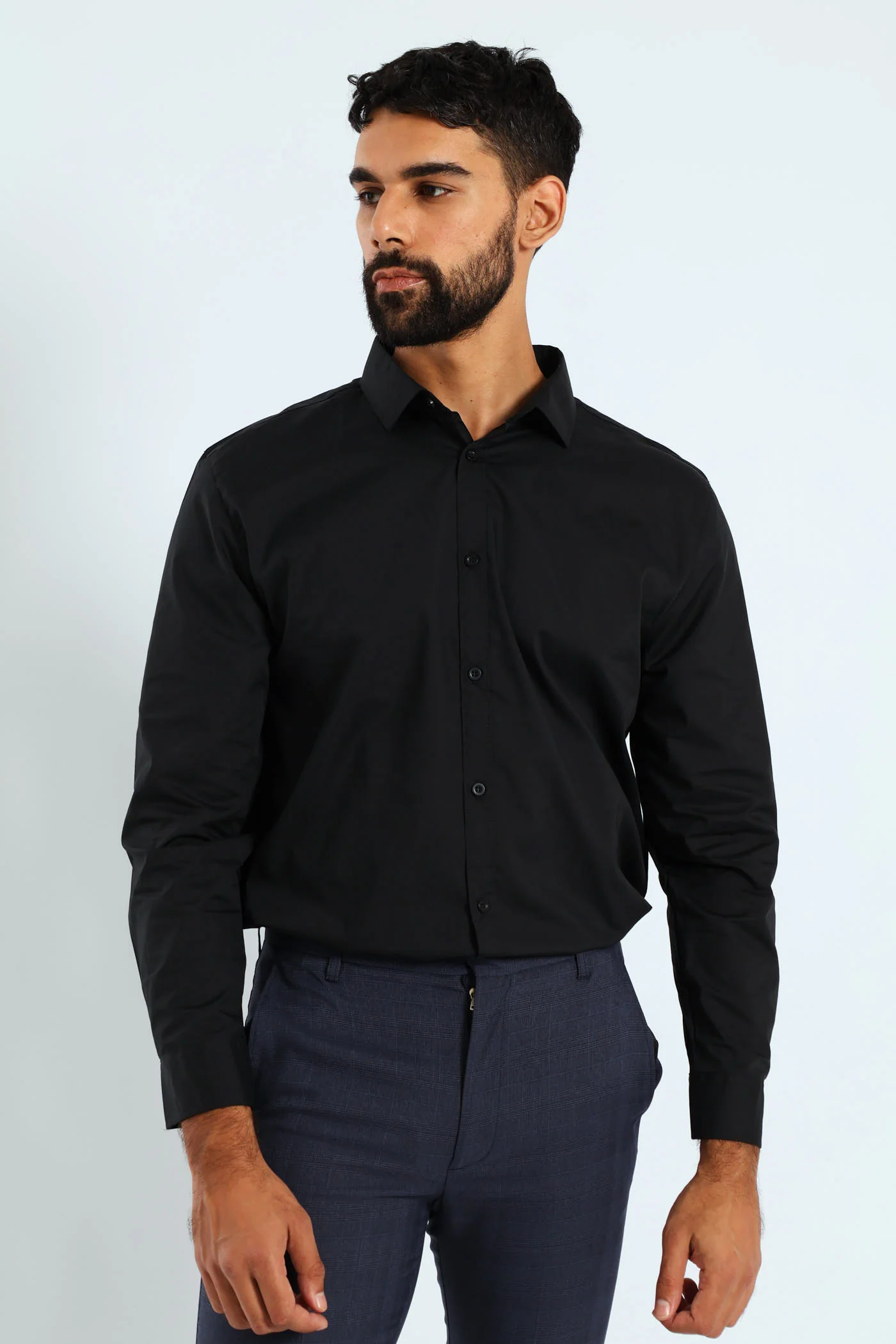 Easy Care Shirt - Black - Image 6