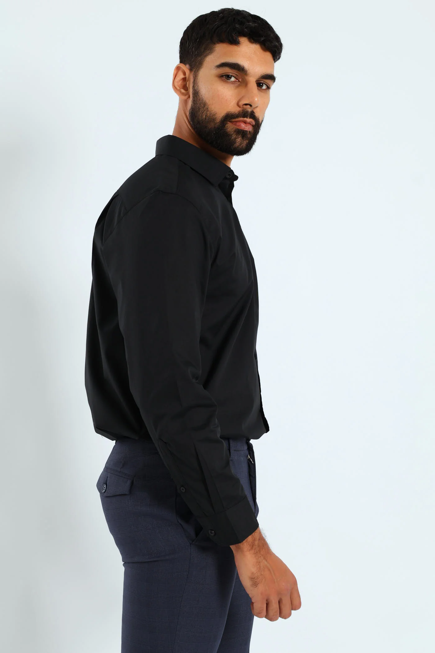 Easy Care Shirt - Black - Image 7