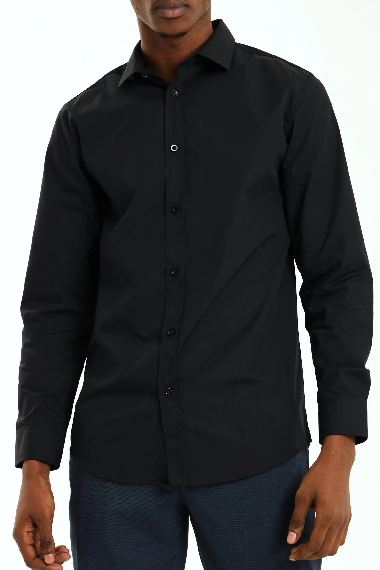 Easy Care Shirt - Black - Image 2