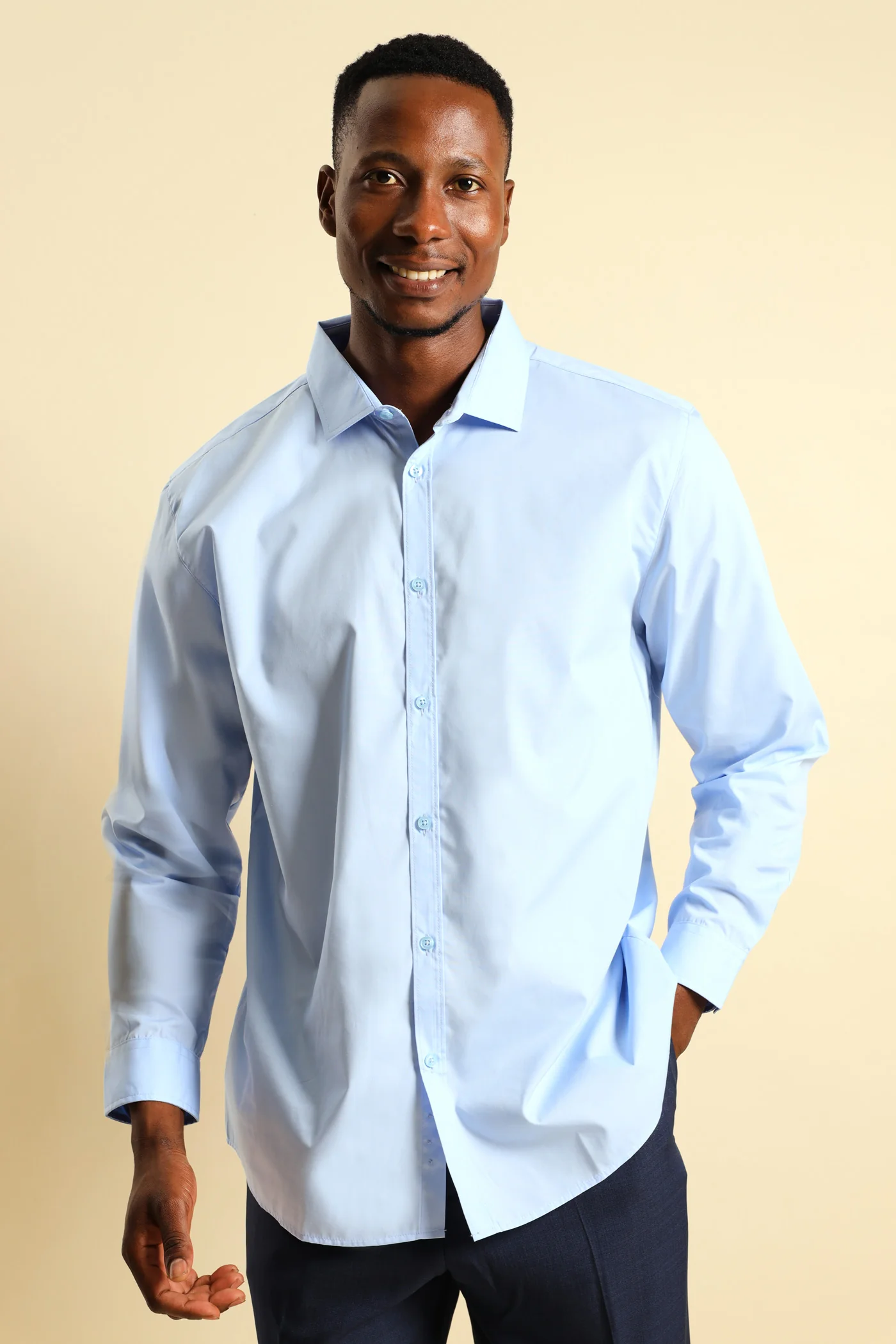Easy Care Shirt - Light Blue - Image 2