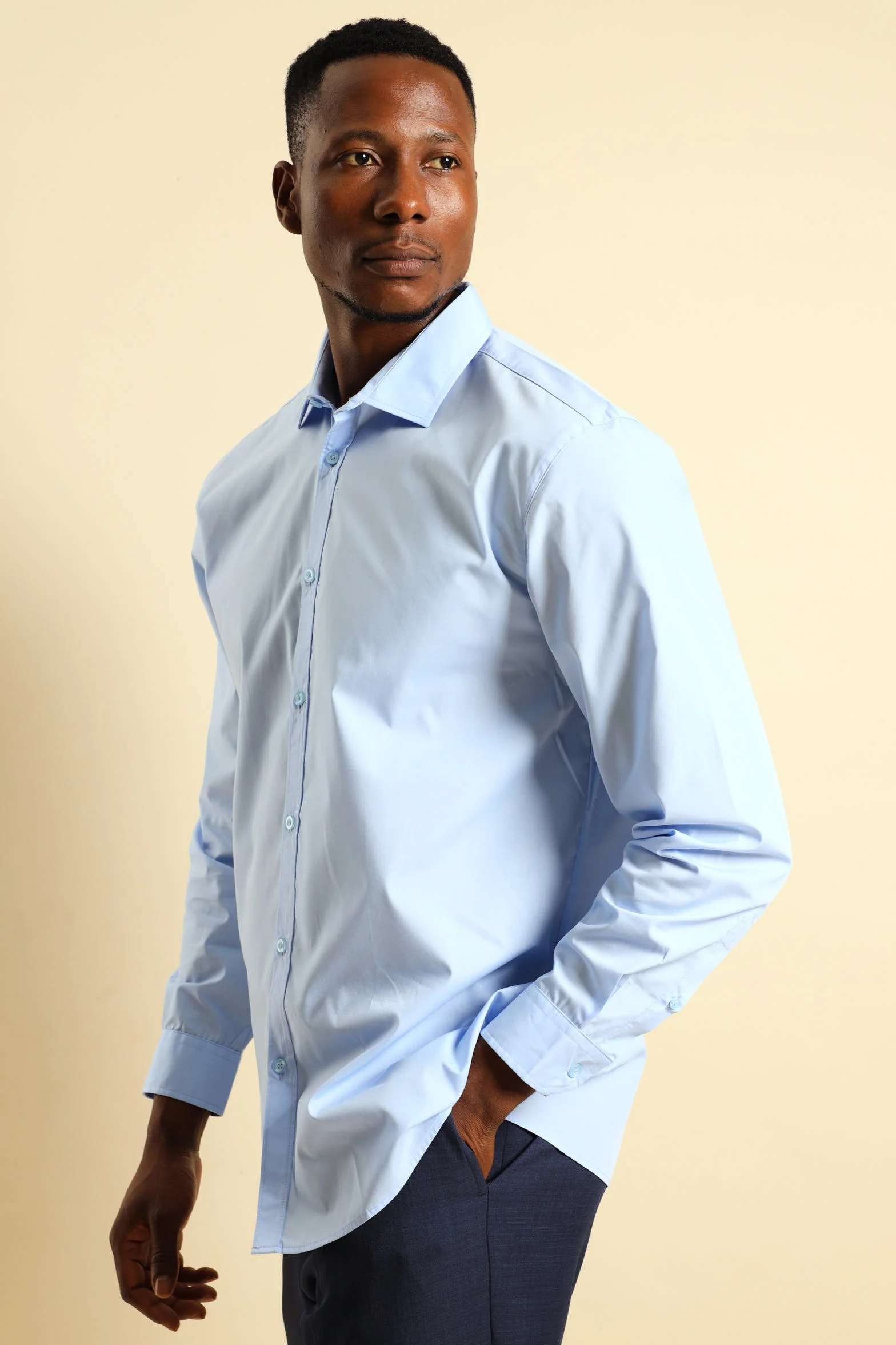Easy Care Shirt - Light Blue - Image 3