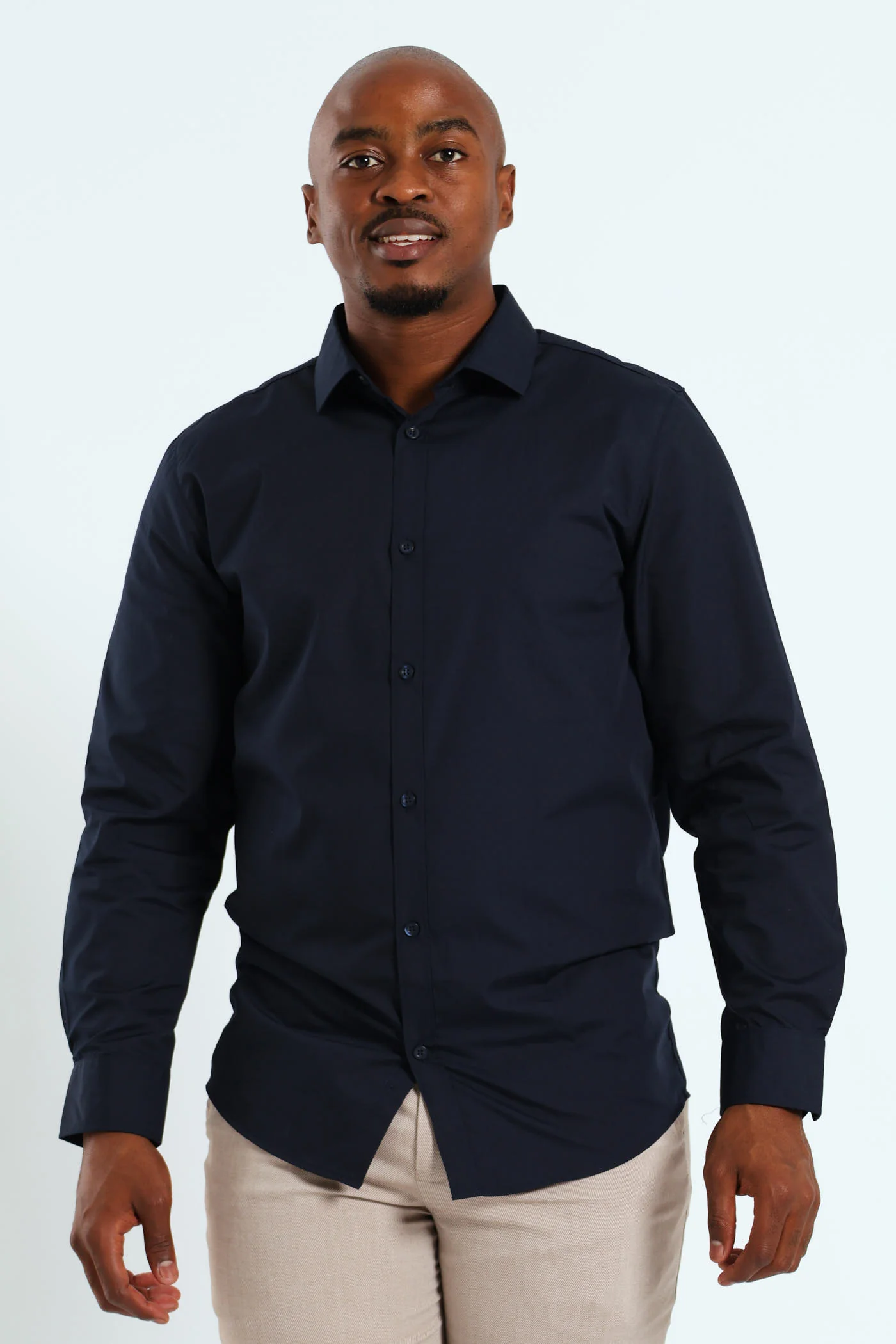 Easy Care Shirt - Navy - Image 2